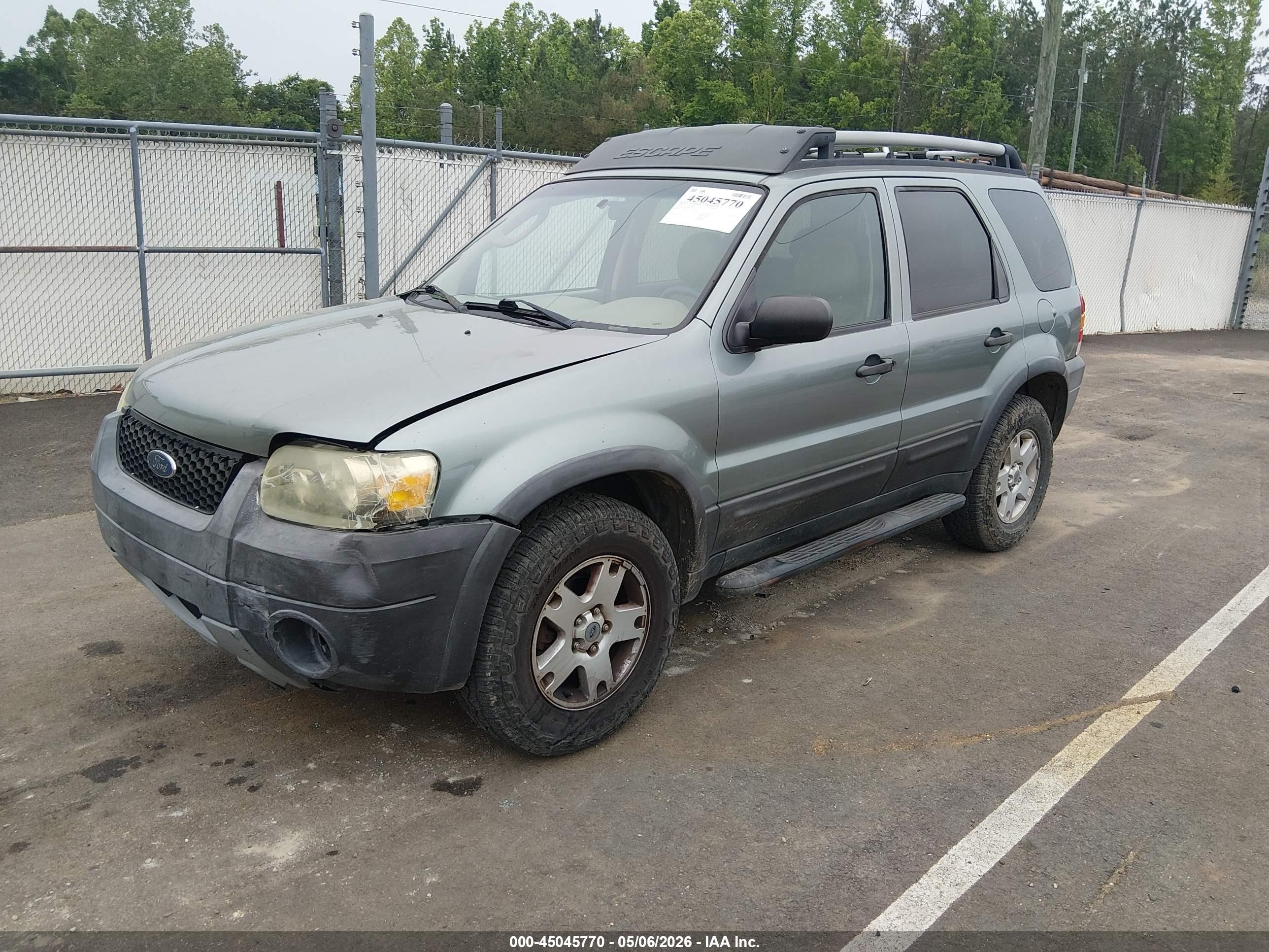 2005 Ford Escape Xlt Teal vin: 1FMYU03185KA79548