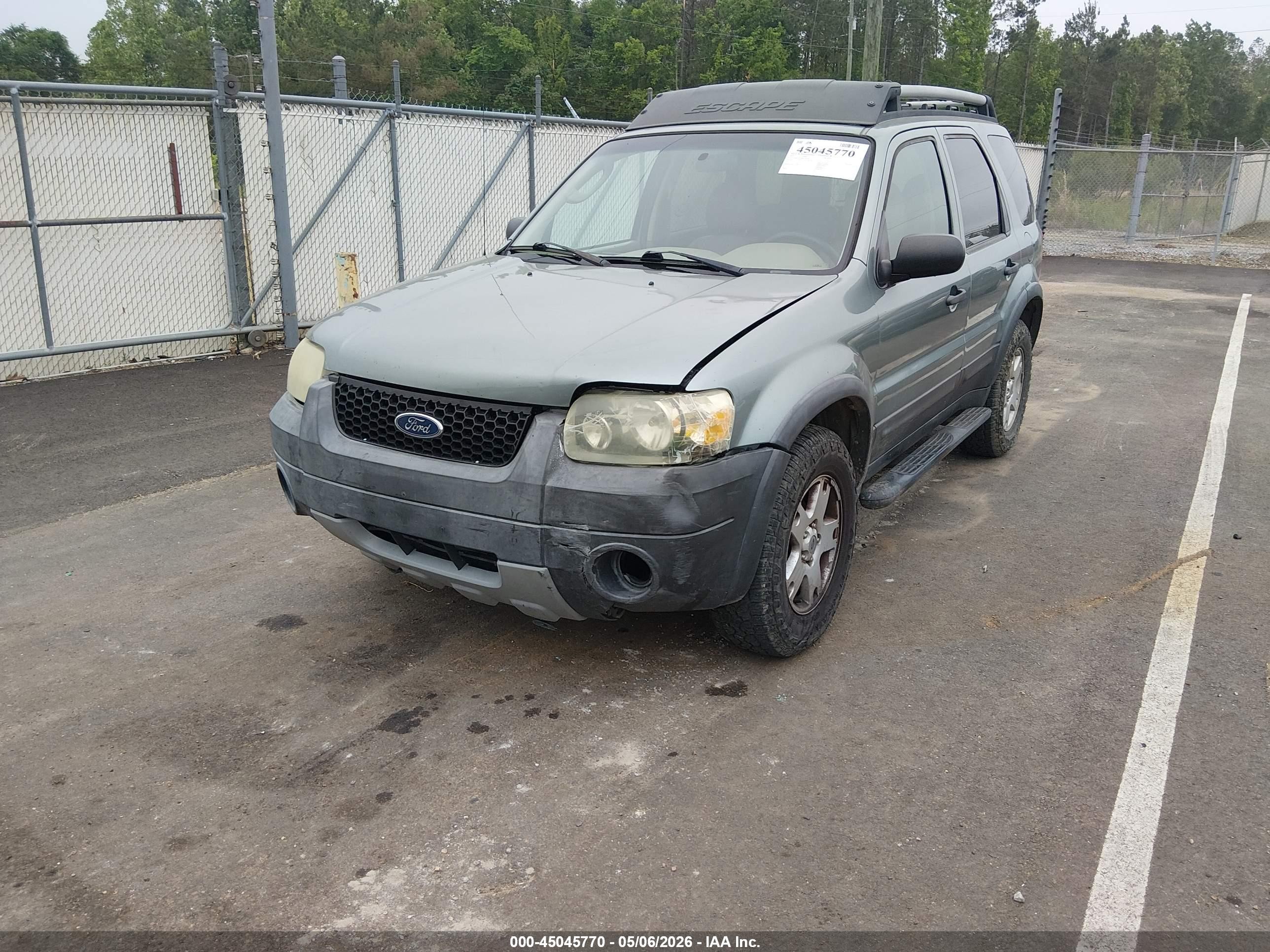 2005 Ford Escape Xlt Teal vin: 1FMYU03185KA79548