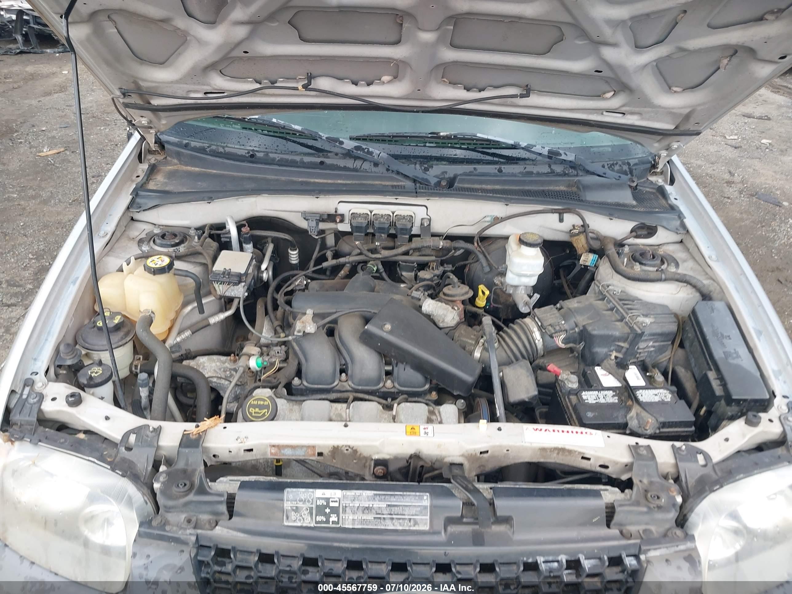 2005 Ford Escape Xlt Silver vin: 1FMYU03185KB28666