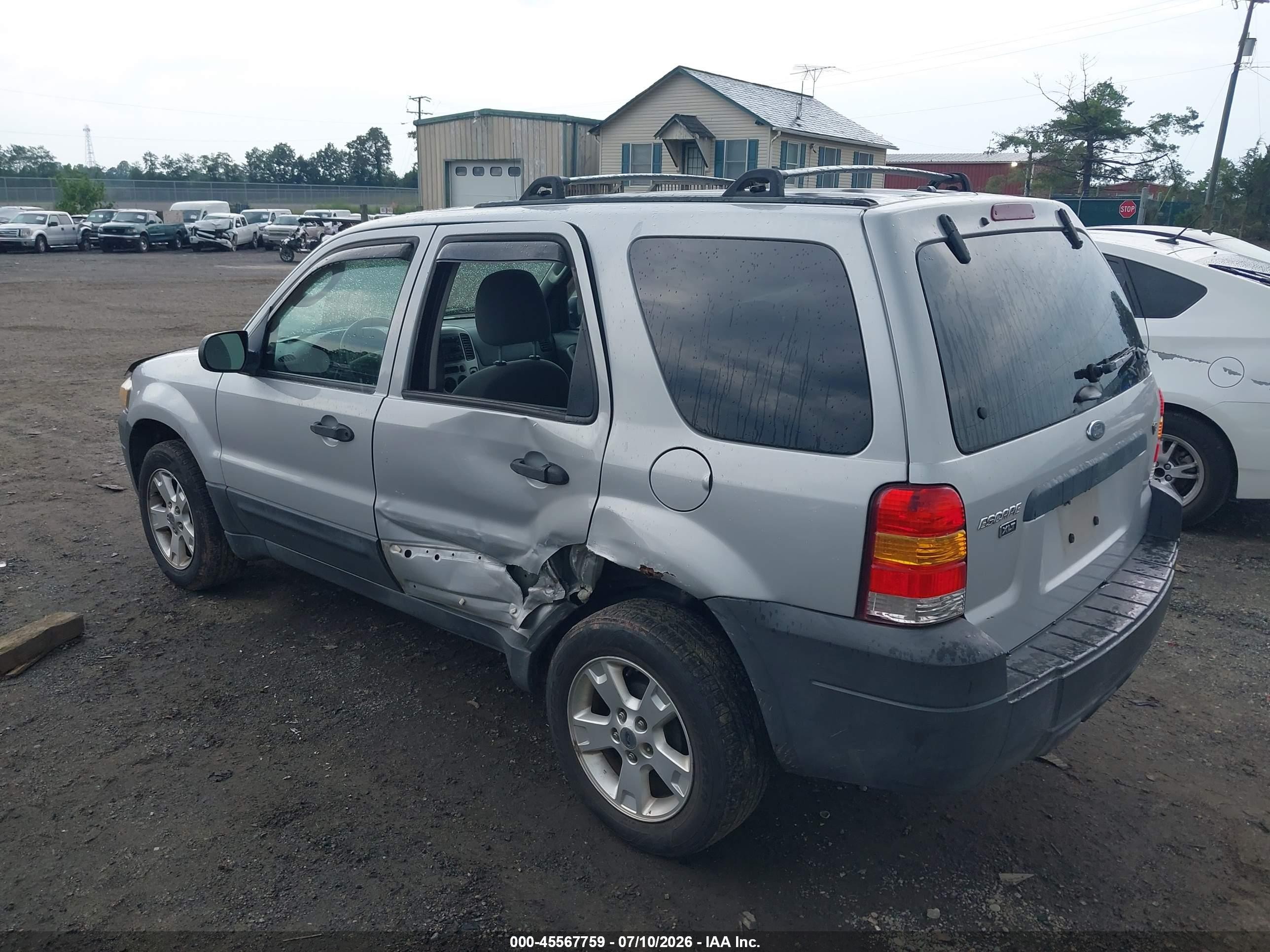 2005 Ford Escape Xlt Silver vin: 1FMYU03185KB28666