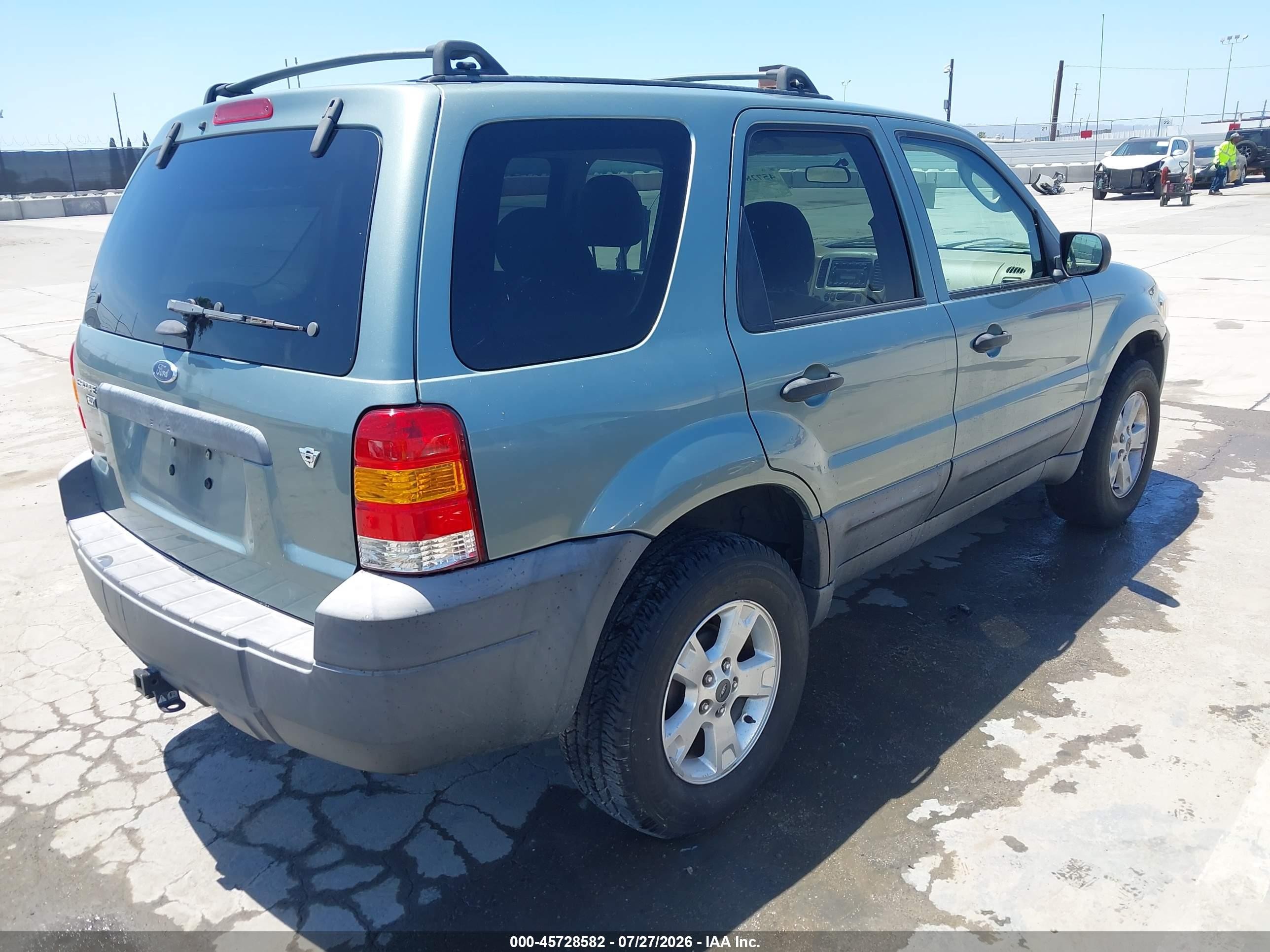 2005 Ford Escape Xlt Green vin: 1FMYU03185KB77723