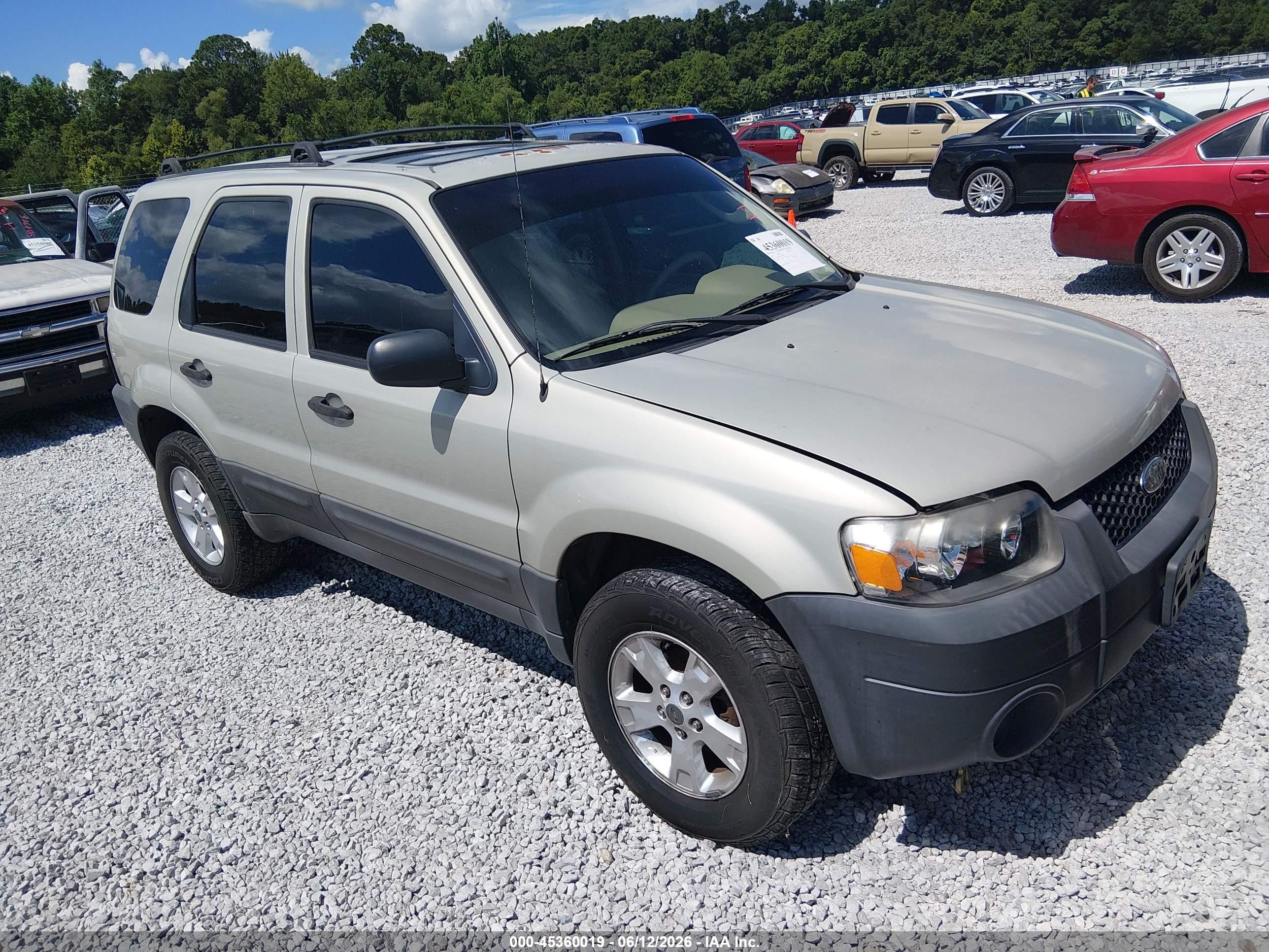 2005 Ford Escape Xlt Silver vin: 1FMYU03185KD74049