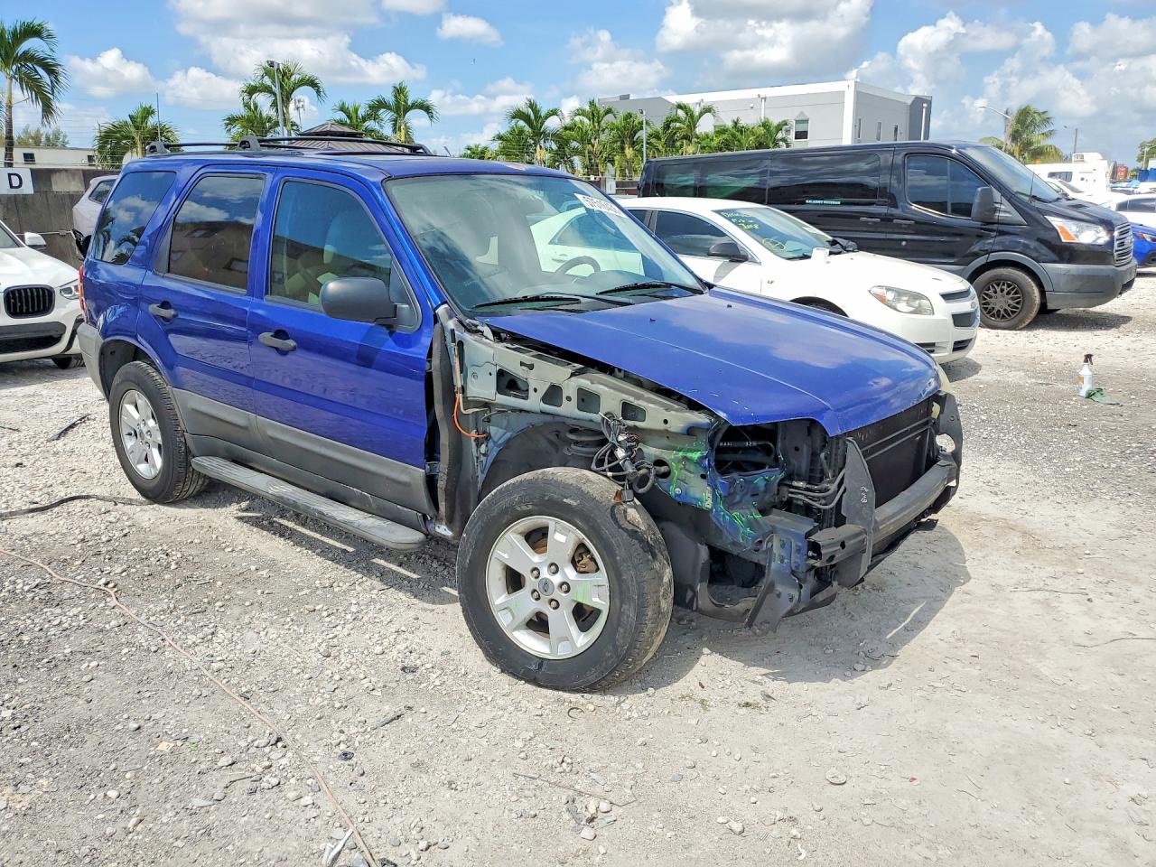 2006 Ford Escape Xlt Синий vin: 1FMYU03186KA13471