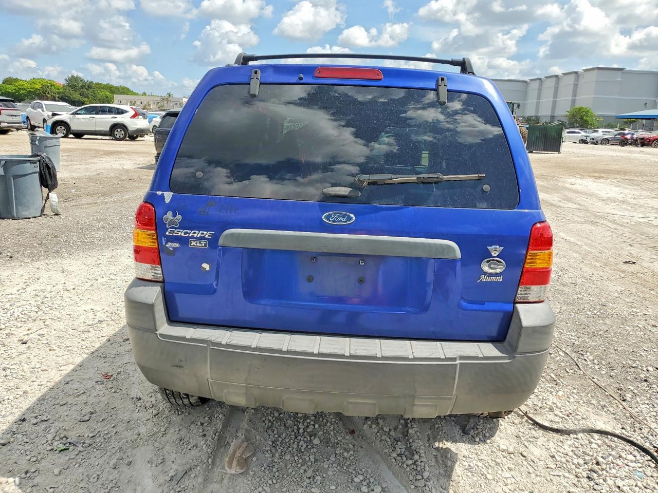 2006 Ford Escape Xlt Синий vin: 1FMYU03186KA13471