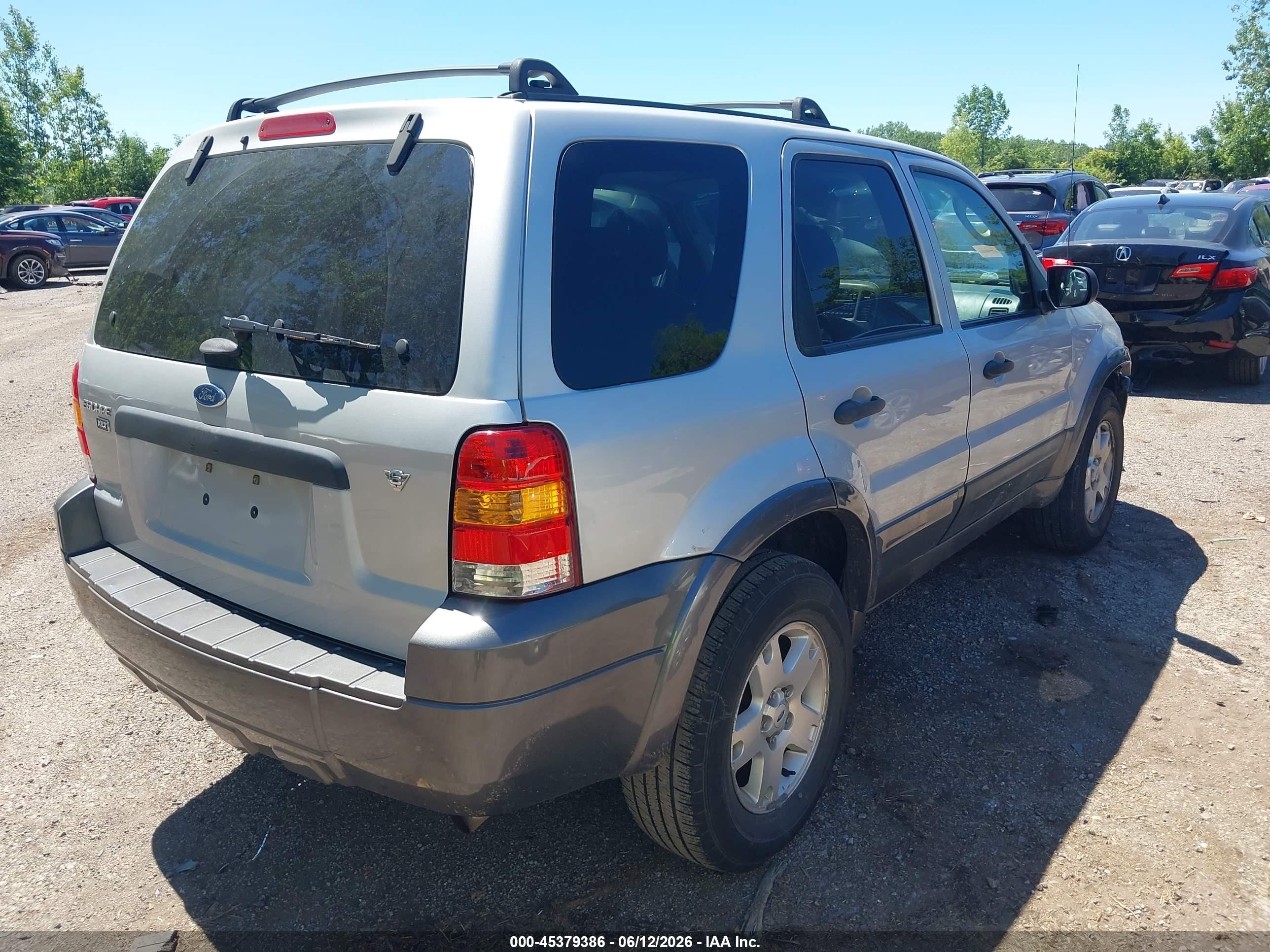 2006 Ford Escape Xlt/xlt Sport Silver vin: 1FMYU03186KD10384