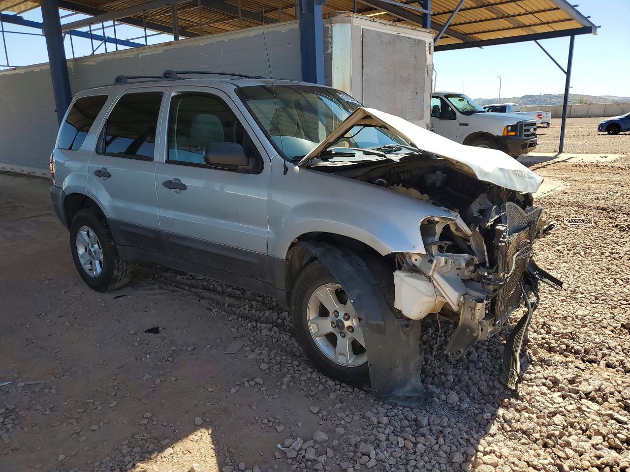 2007 Ford Escape Xlt Silver vin: 1FMYU03187KA19157