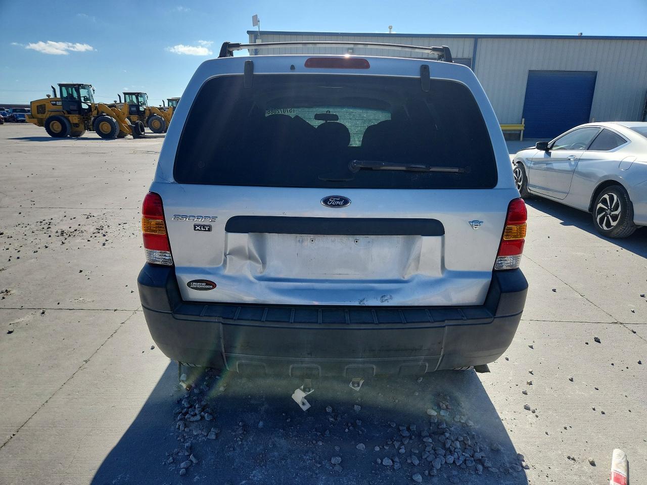 2007 Ford Escape Xlt Silver vin: 1FMYU03187KB17993