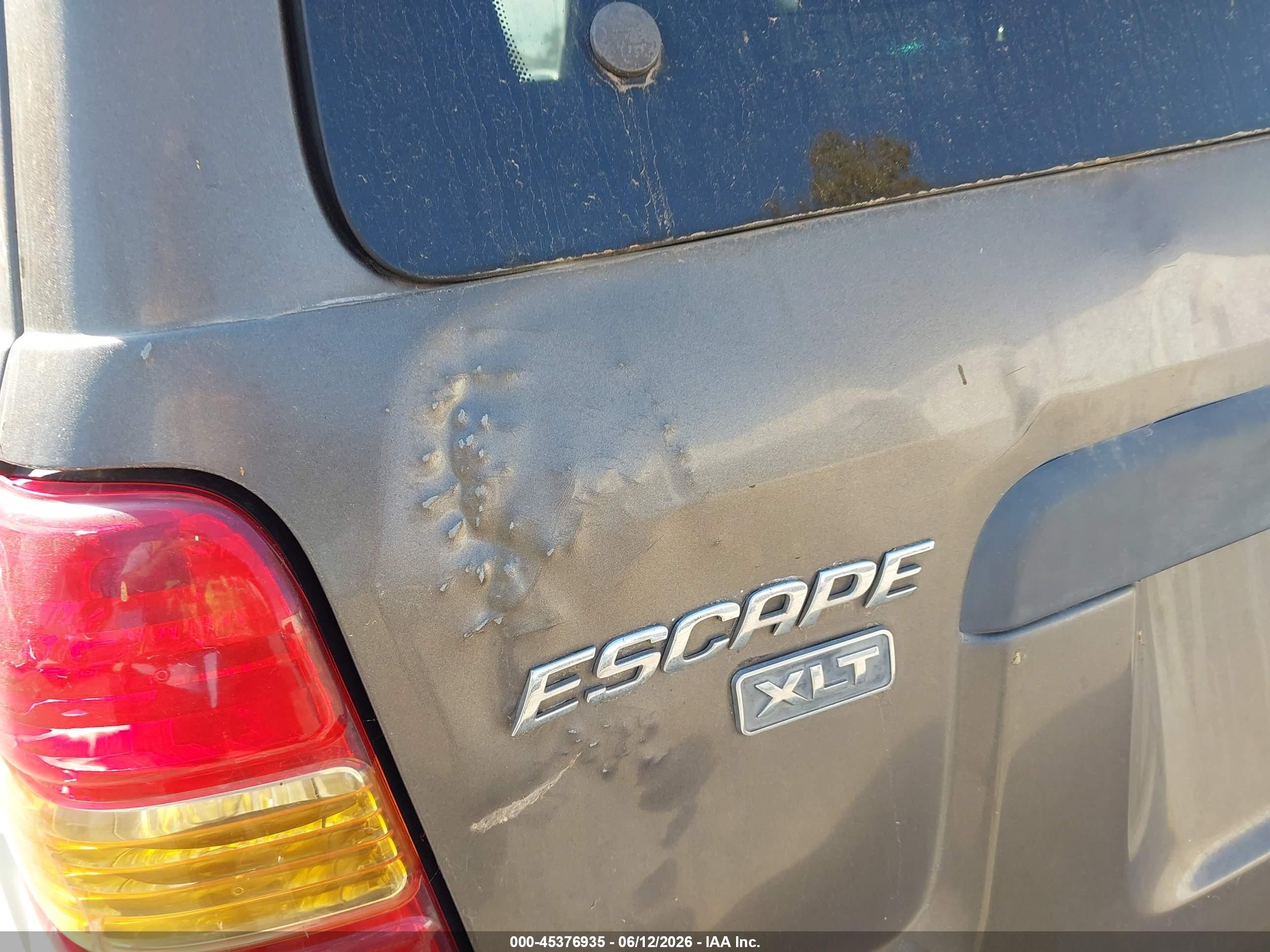 2003 Ford Escape Xlt Gray vin: 1FMYU03193KA03897