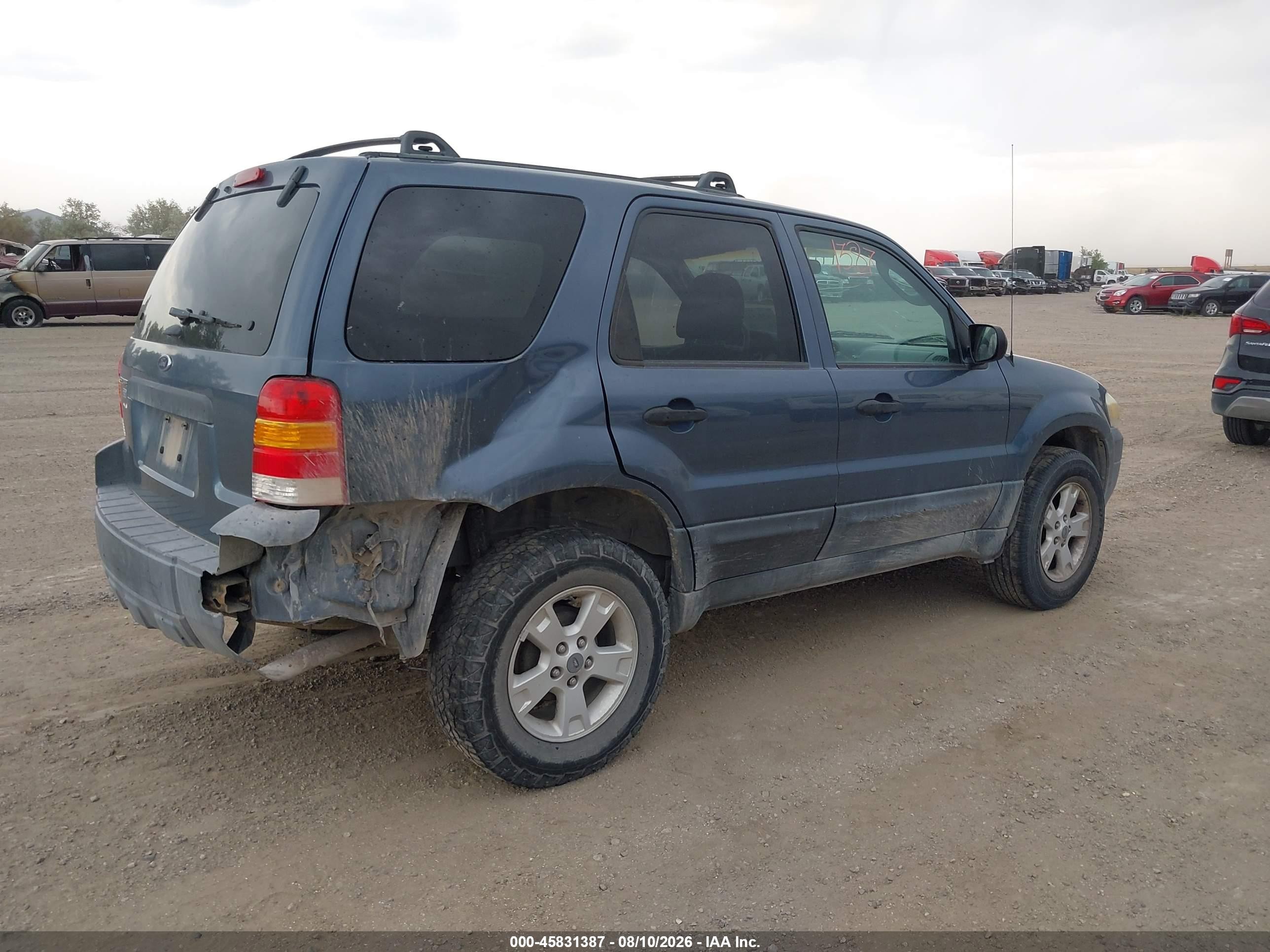 2005 Ford Escape Xlt Blue vin: 1FMYU03195KA47241