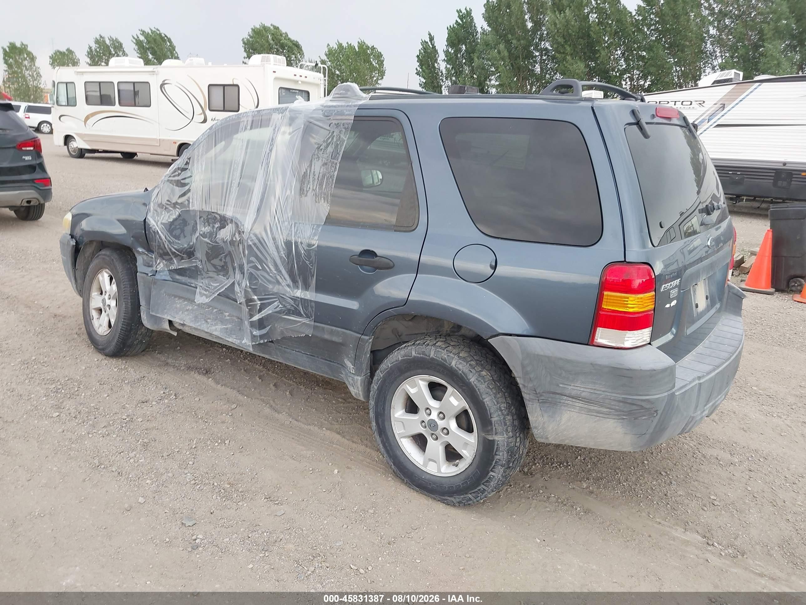 2005 Ford Escape Xlt Blue vin: 1FMYU03195KA47241