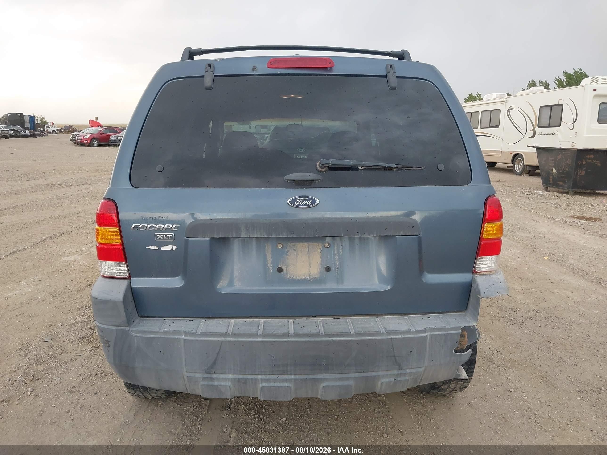 2005 Ford Escape Xlt Blue vin: 1FMYU03195KA47241