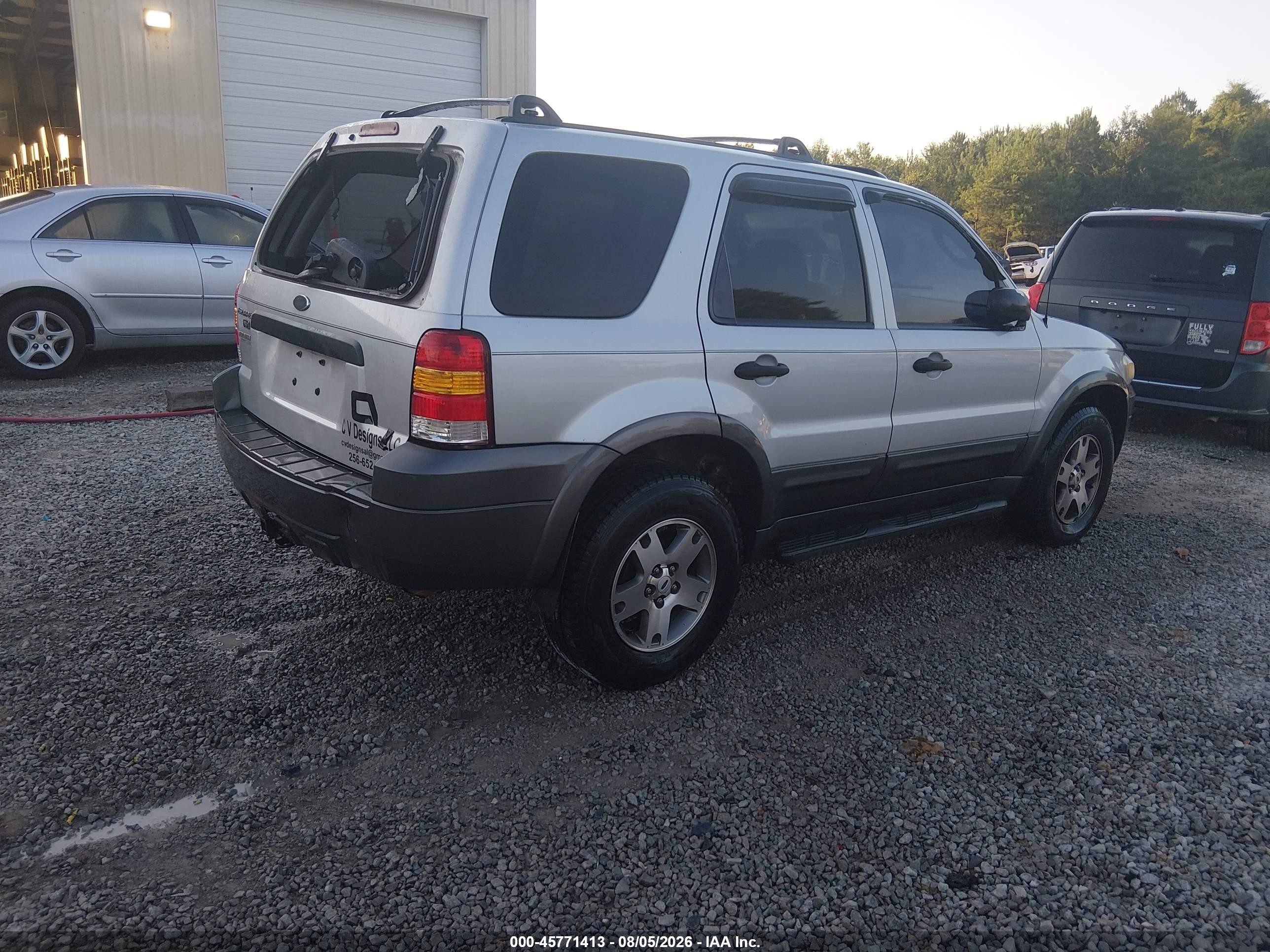 2005 Ford Escape Xlt Серый vin: 1FMYU03195KA56571