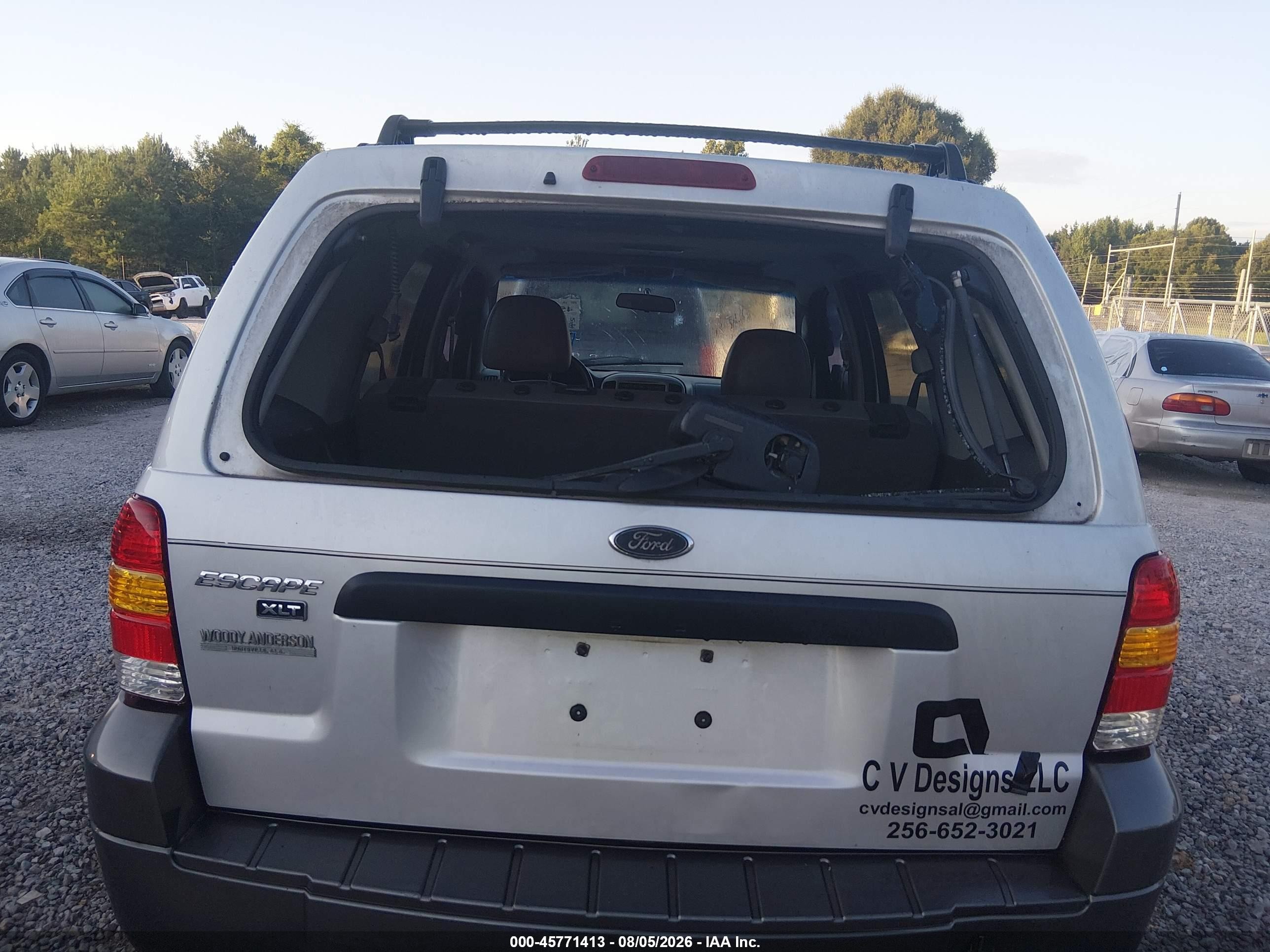 2005 Ford Escape Xlt Серый vin: 1FMYU03195KA56571