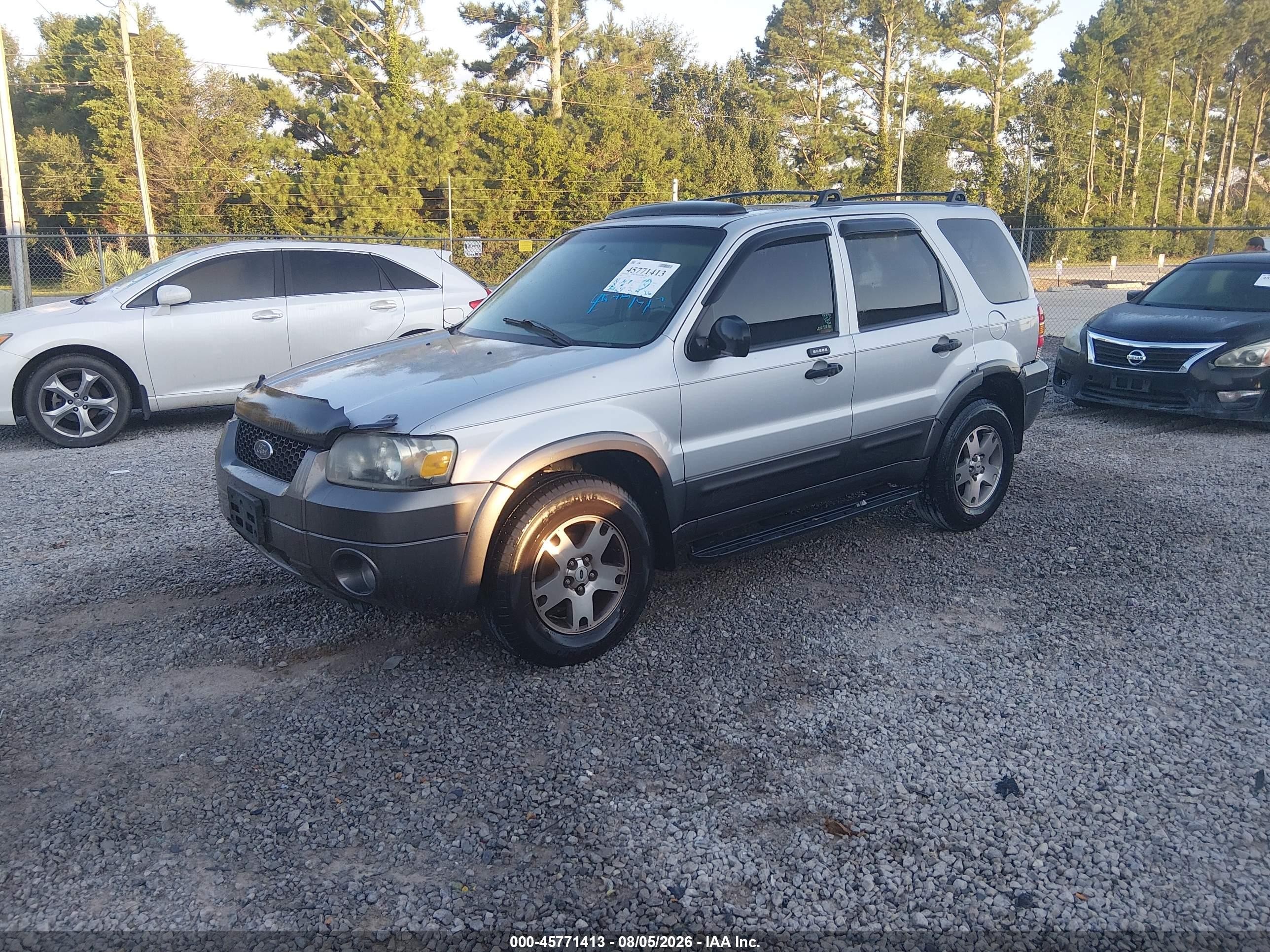 2005 Ford Escape Xlt Серый vin: 1FMYU03195KA56571
