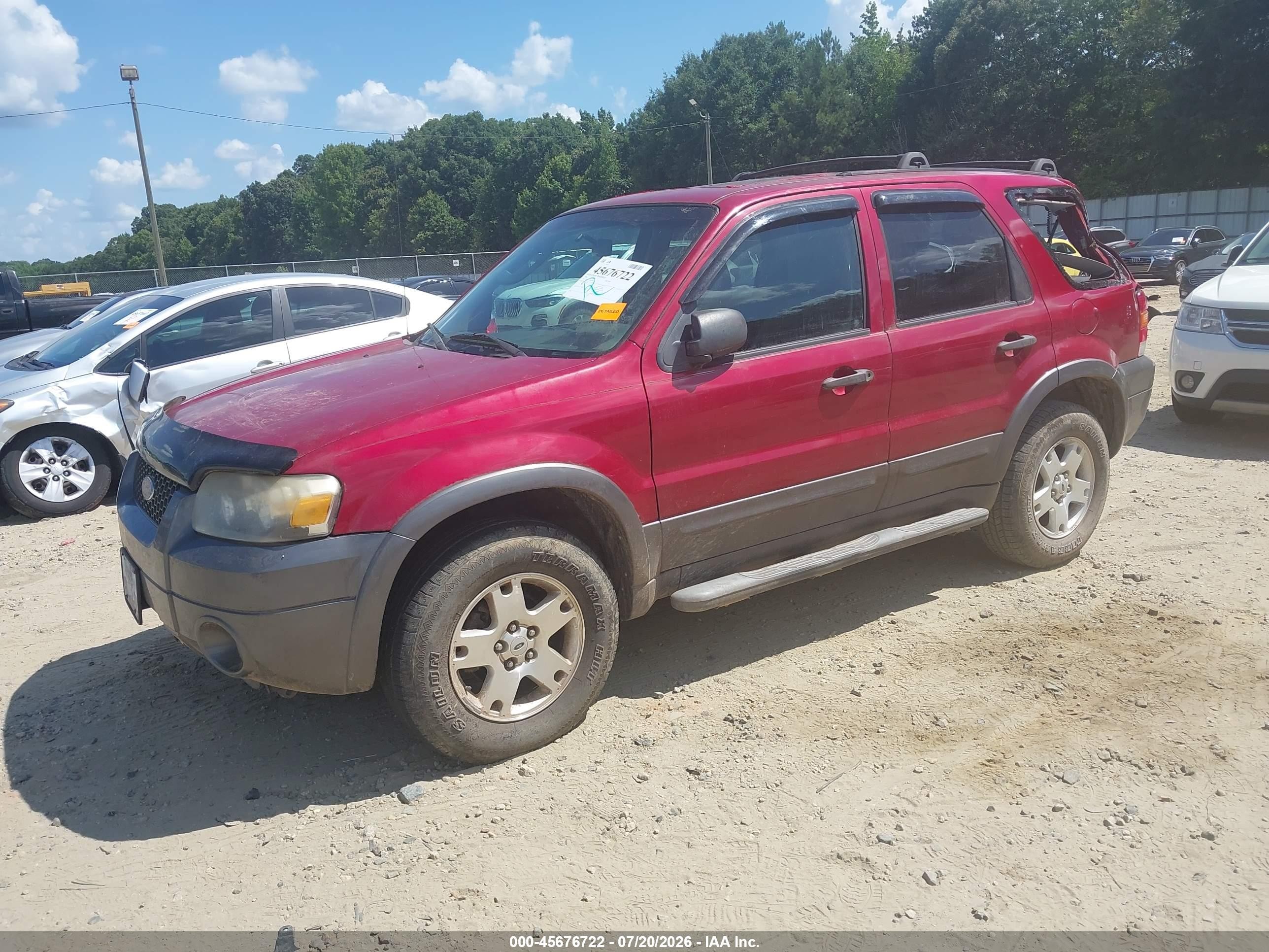 2006 Ford Escape Xlt/xlt Sport Красный vin: 1FMYU03196KB89249