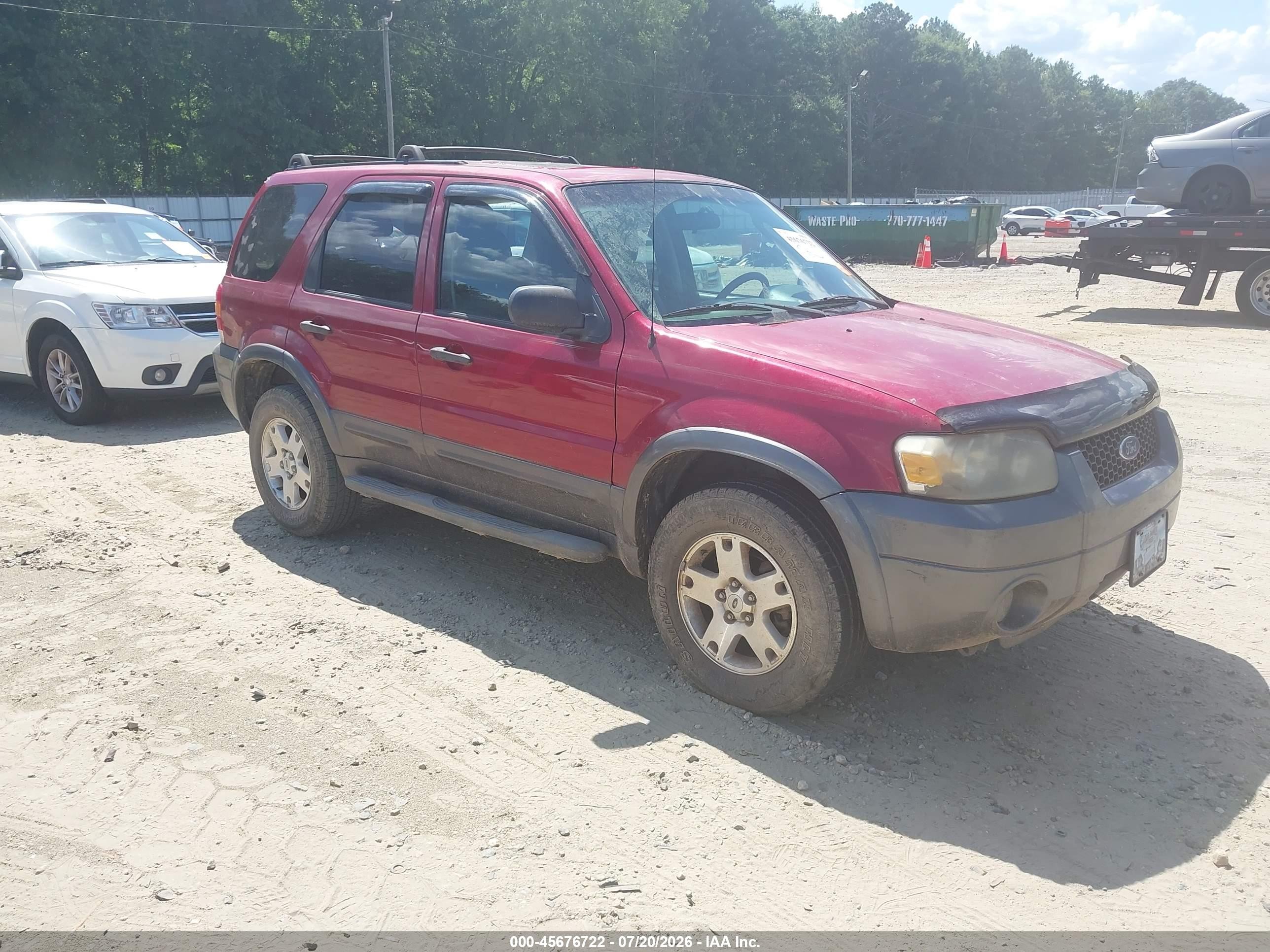 2006 Ford Escape Xlt/xlt Sport Красный vin: 1FMYU03196KB89249