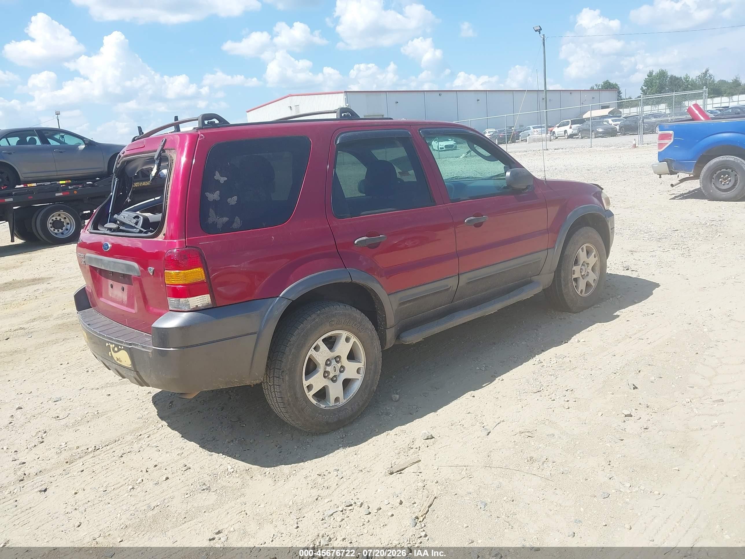 2006 Ford Escape Xlt/xlt Sport Красный vin: 1FMYU03196KB89249