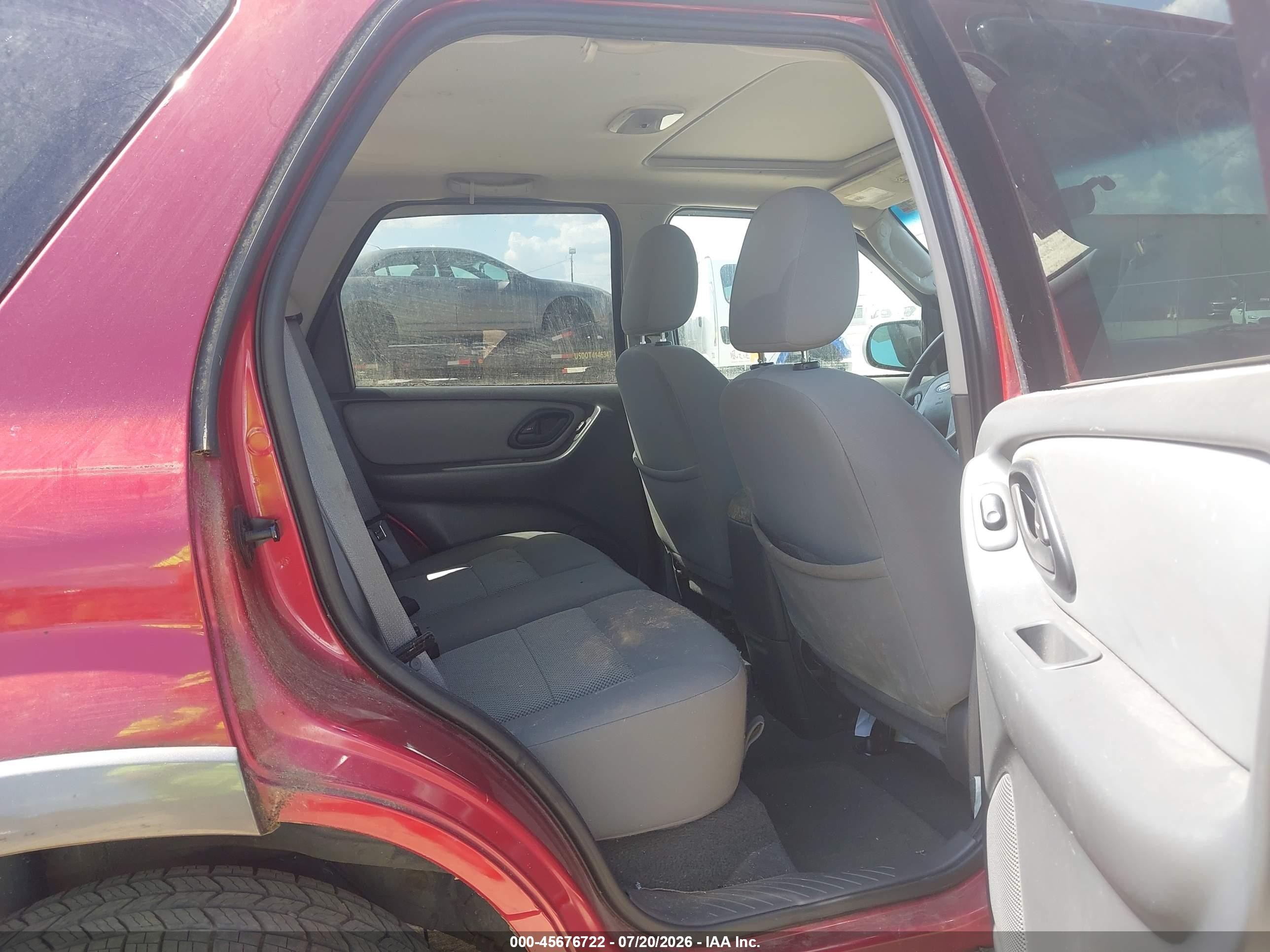 2006 Ford Escape Xlt/xlt Sport Красный vin: 1FMYU03196KB89249