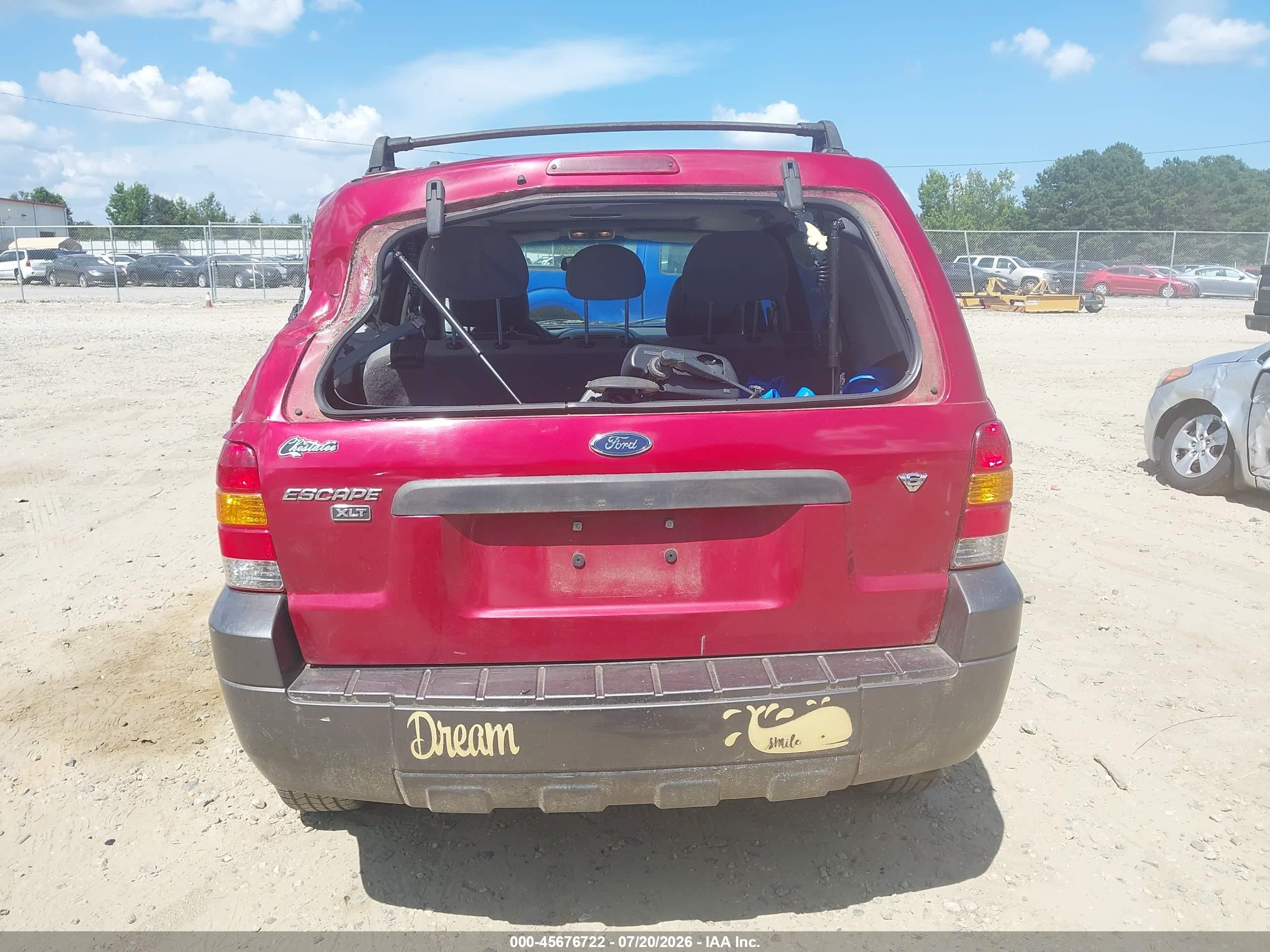2006 Ford Escape Xlt/xlt Sport Красный vin: 1FMYU03196KB89249