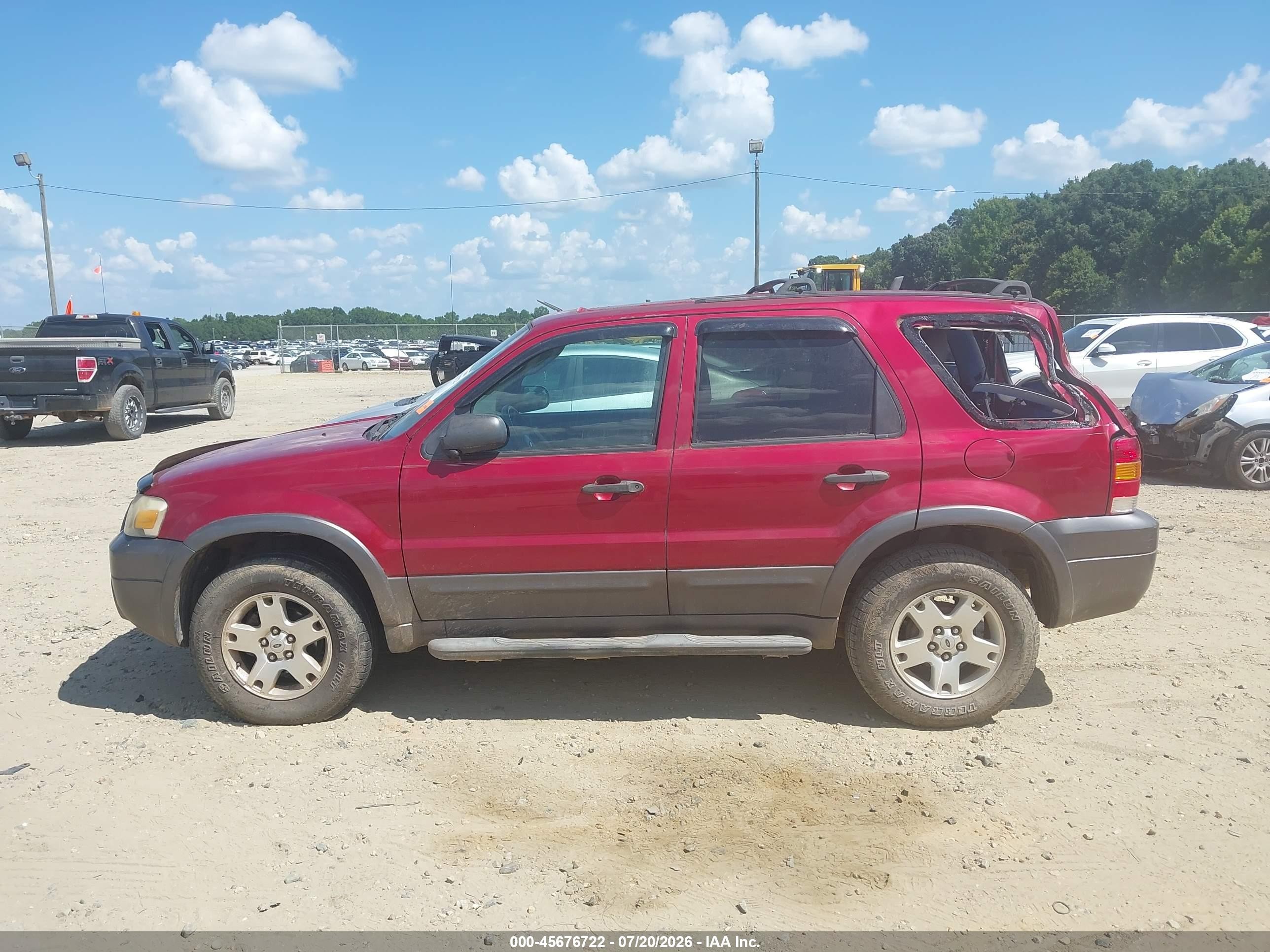 2006 Ford Escape Xlt/xlt Sport Красный vin: 1FMYU03196KB89249