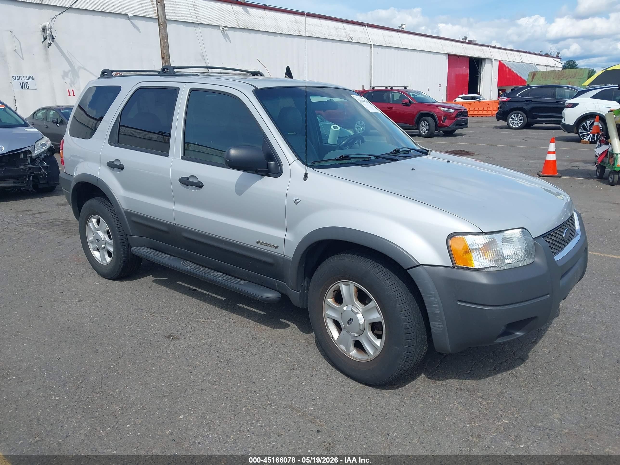 2002 Ford Escape Xlt Silver vin: 1FMYU031X2KC31213