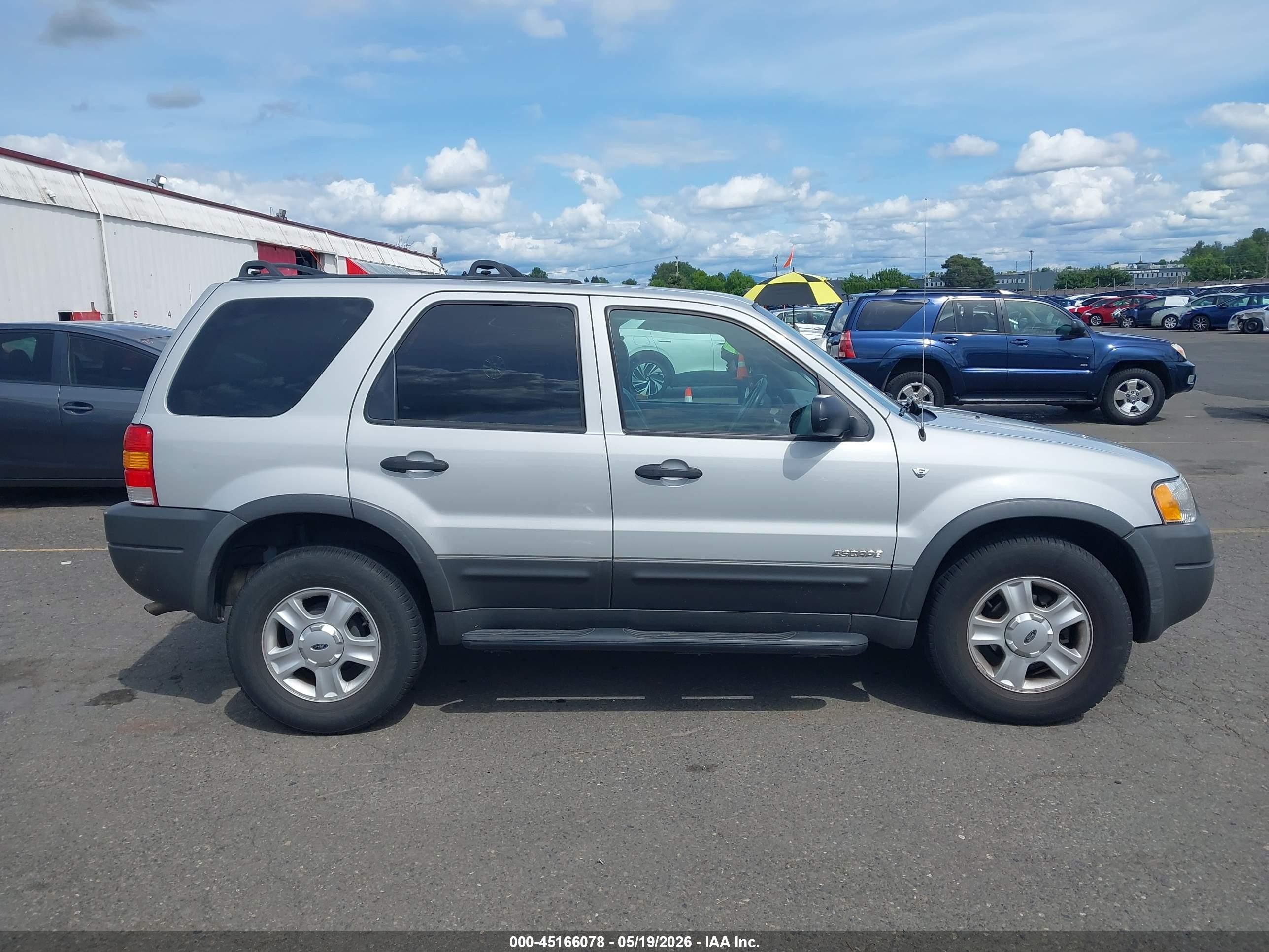 2002 Ford Escape Xlt Silver vin: 1FMYU031X2KC31213