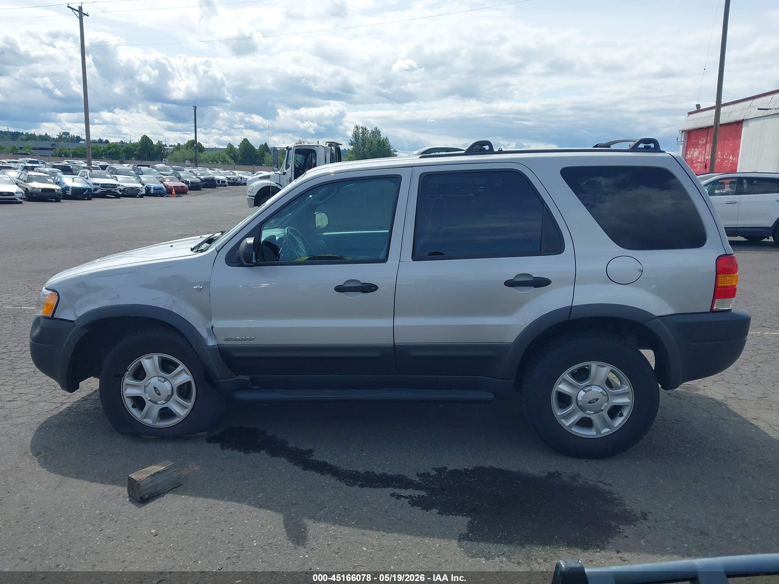 2002 Ford Escape Xlt Silver vin: 1FMYU031X2KC31213