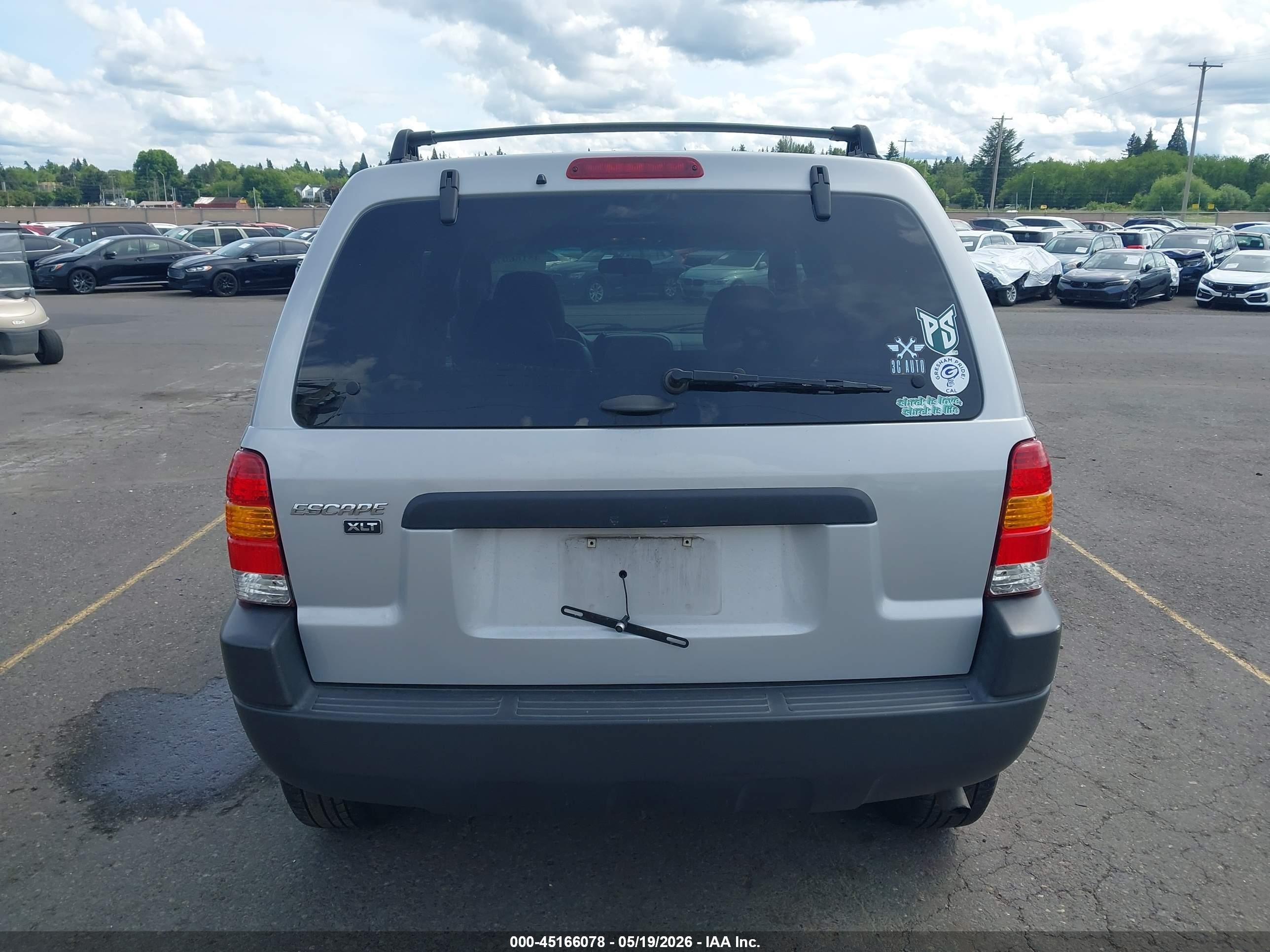 2002 Ford Escape Xlt Silver vin: 1FMYU031X2KC31213