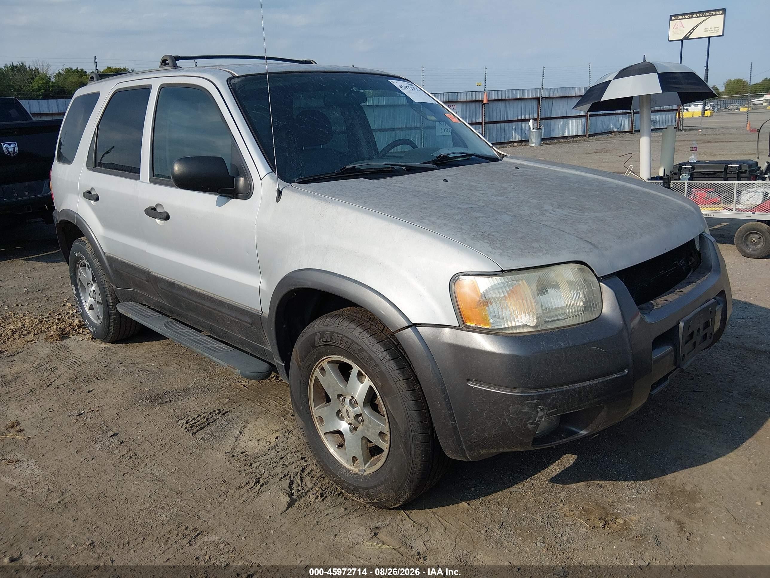 2004 Ford Escape Xlt Silver vin: 1FMYU031X4KB21264