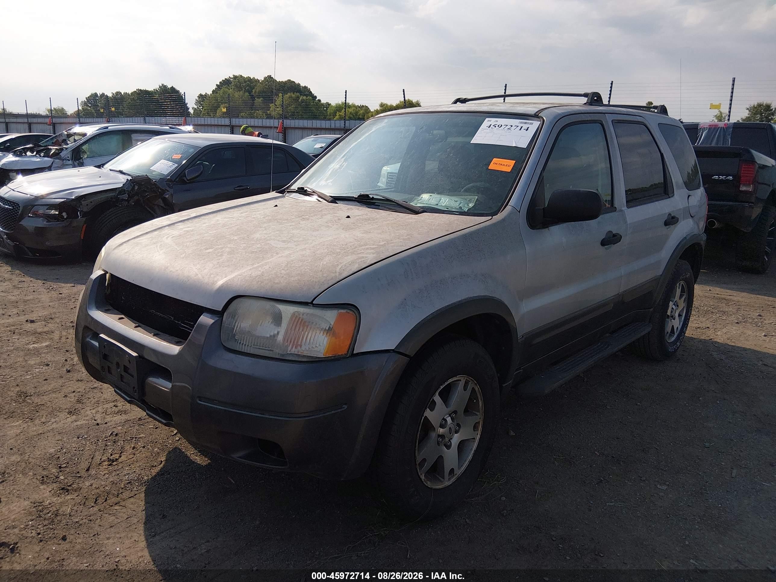 2004 Ford Escape Xlt Silver vin: 1FMYU031X4KB21264