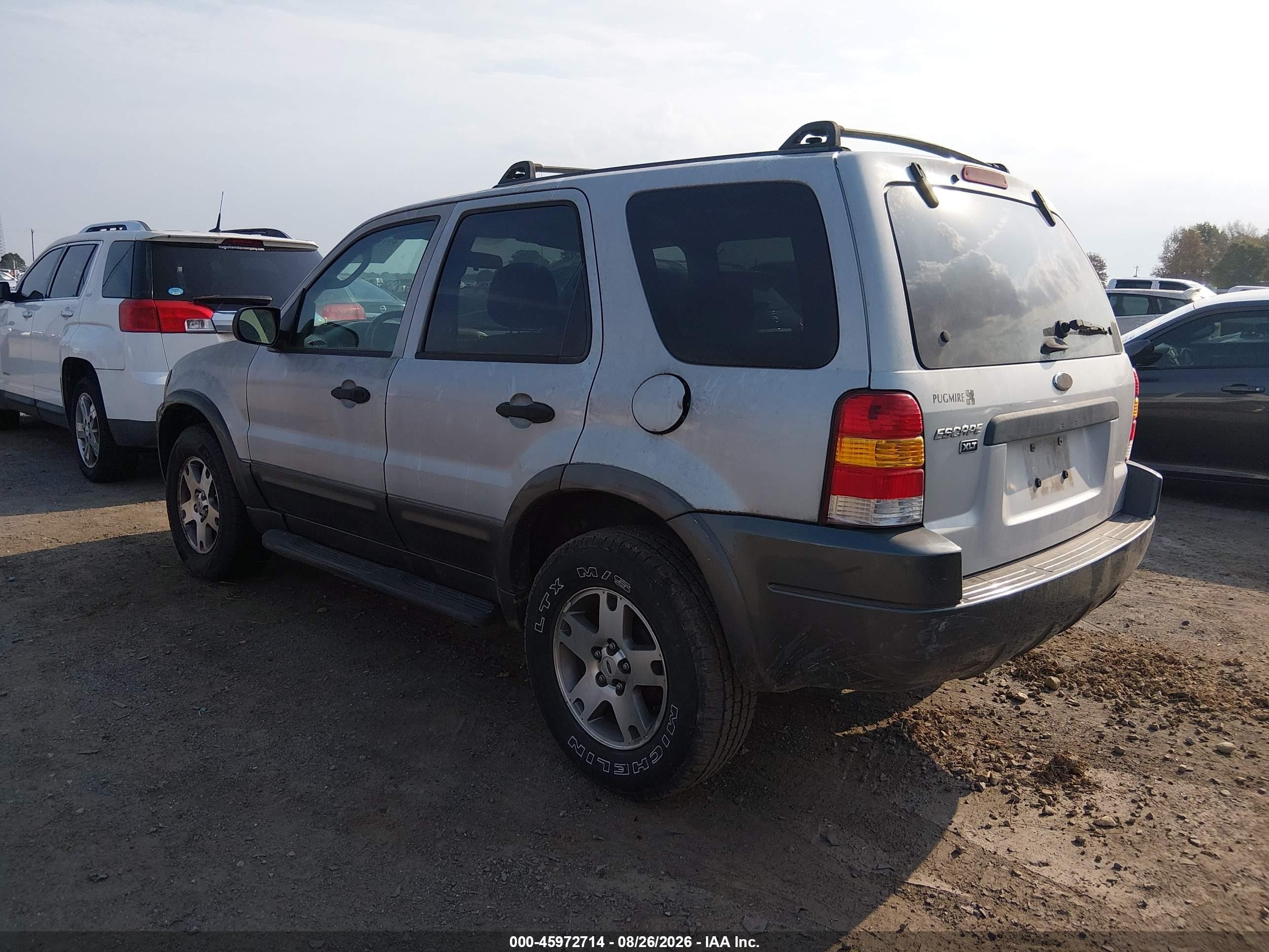 2004 Ford Escape Xlt Silver vin: 1FMYU031X4KB21264