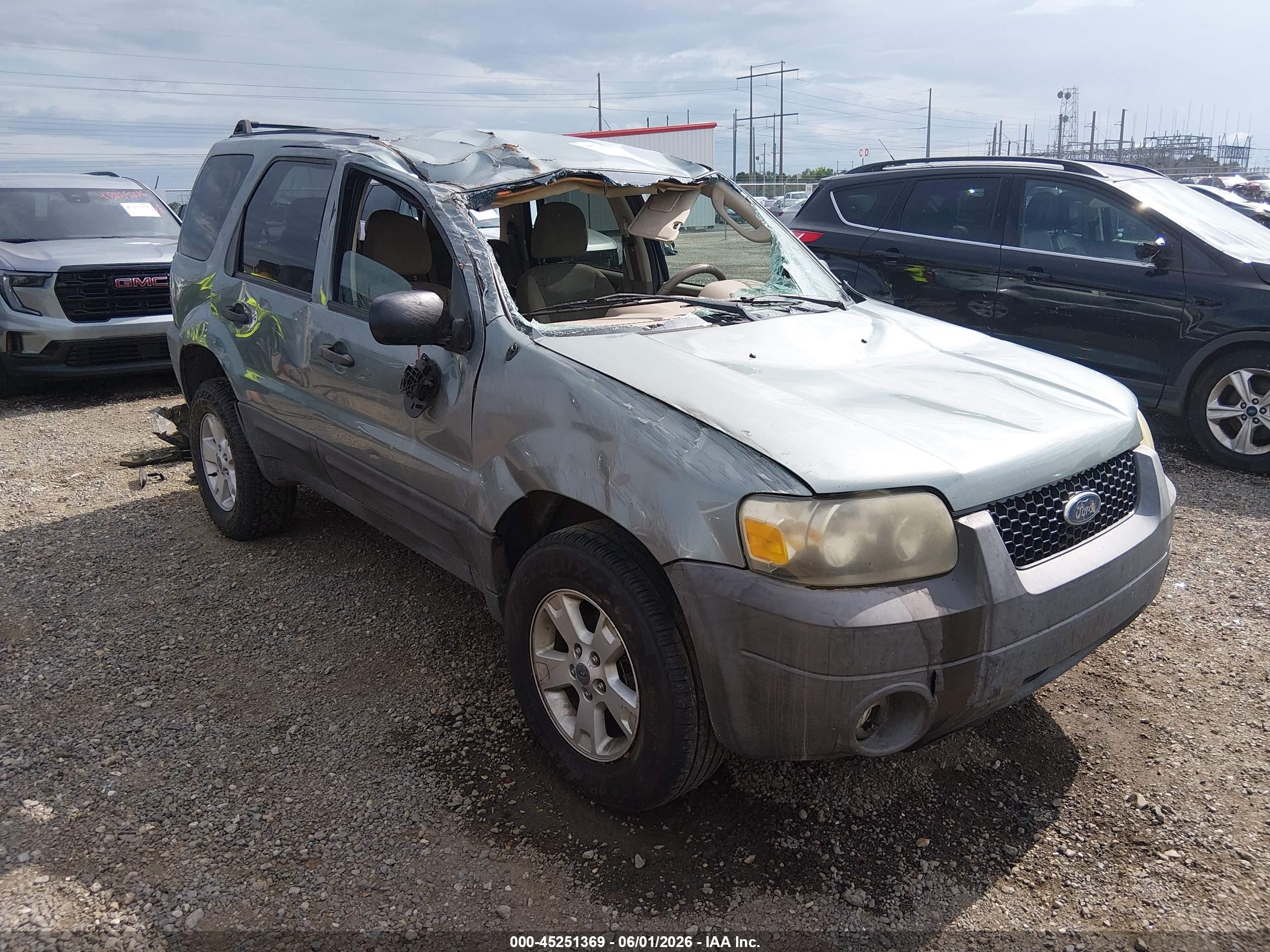 2005 Ford Escape Xlt Turquoise vin: 1FMYU031X5KA88235
