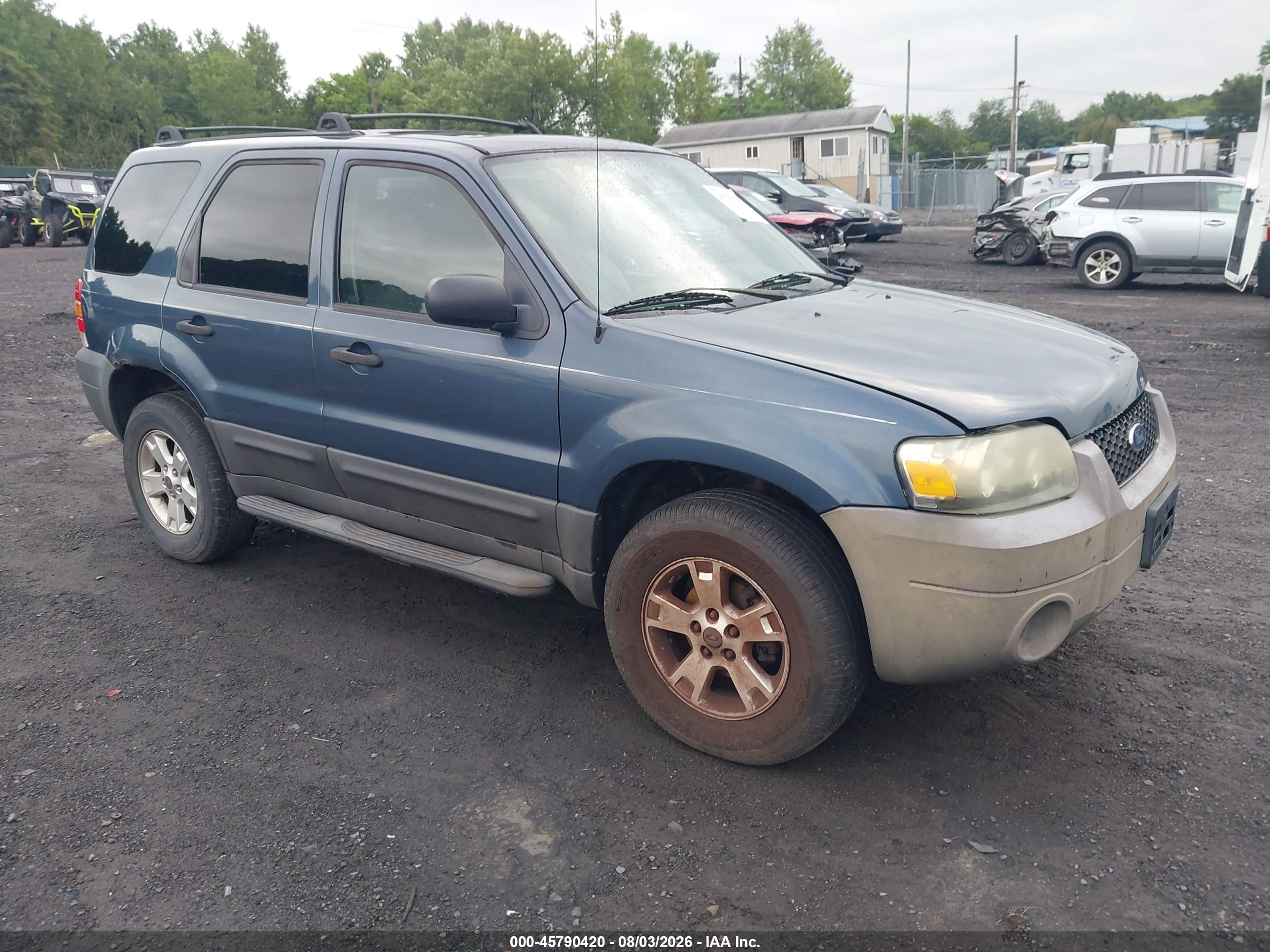 2005 Ford Escape Xlt Light Blue vin: 1FMYU03Z55KD39958