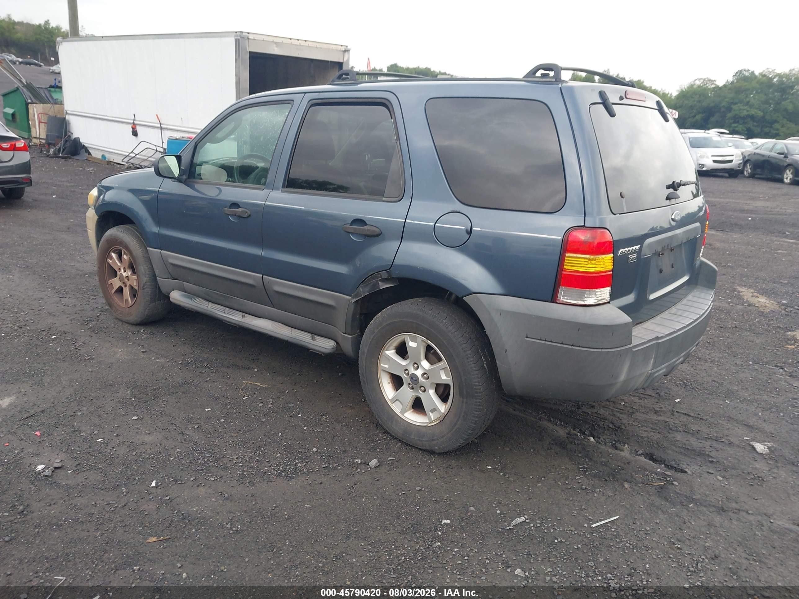2005 Ford Escape Xlt Light Blue vin: 1FMYU03Z55KD39958