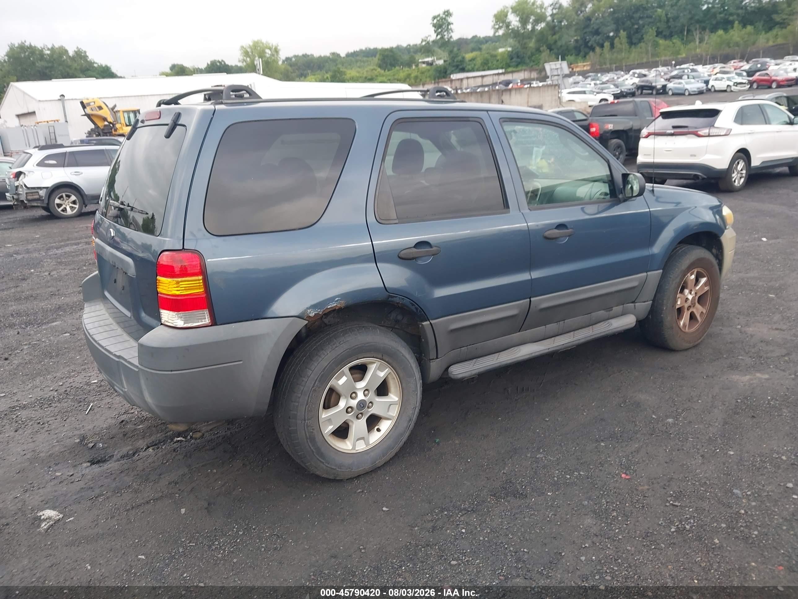 2005 Ford Escape Xlt Light Blue vin: 1FMYU03Z55KD39958