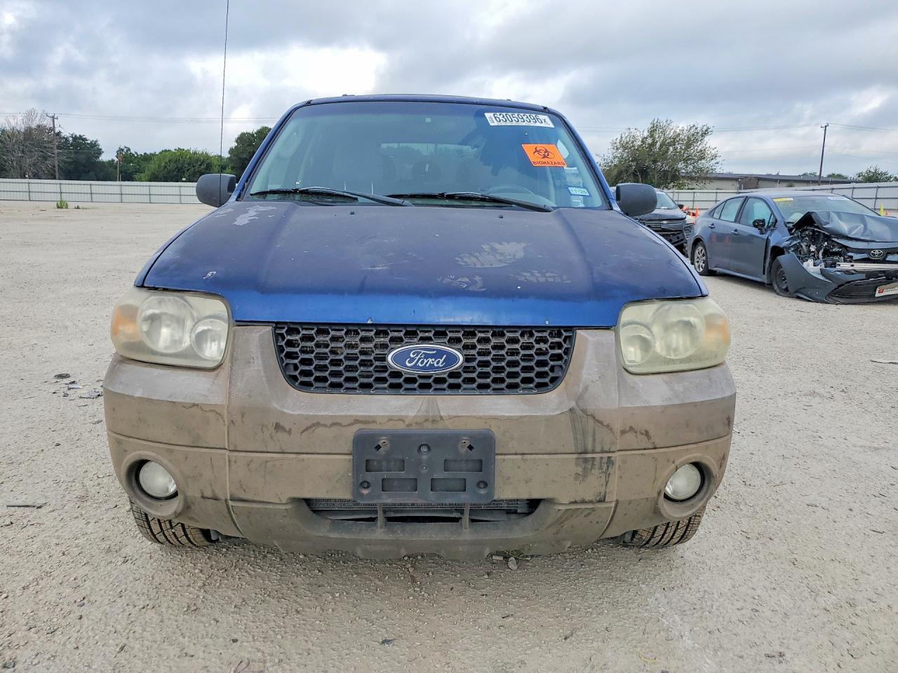 2007 Ford Escape Xlt Blue vin: 1FMYU03Z87KB36209