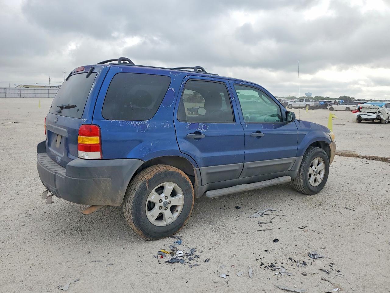 2007 Ford Escape Xlt Blue vin: 1FMYU03Z87KB36209
