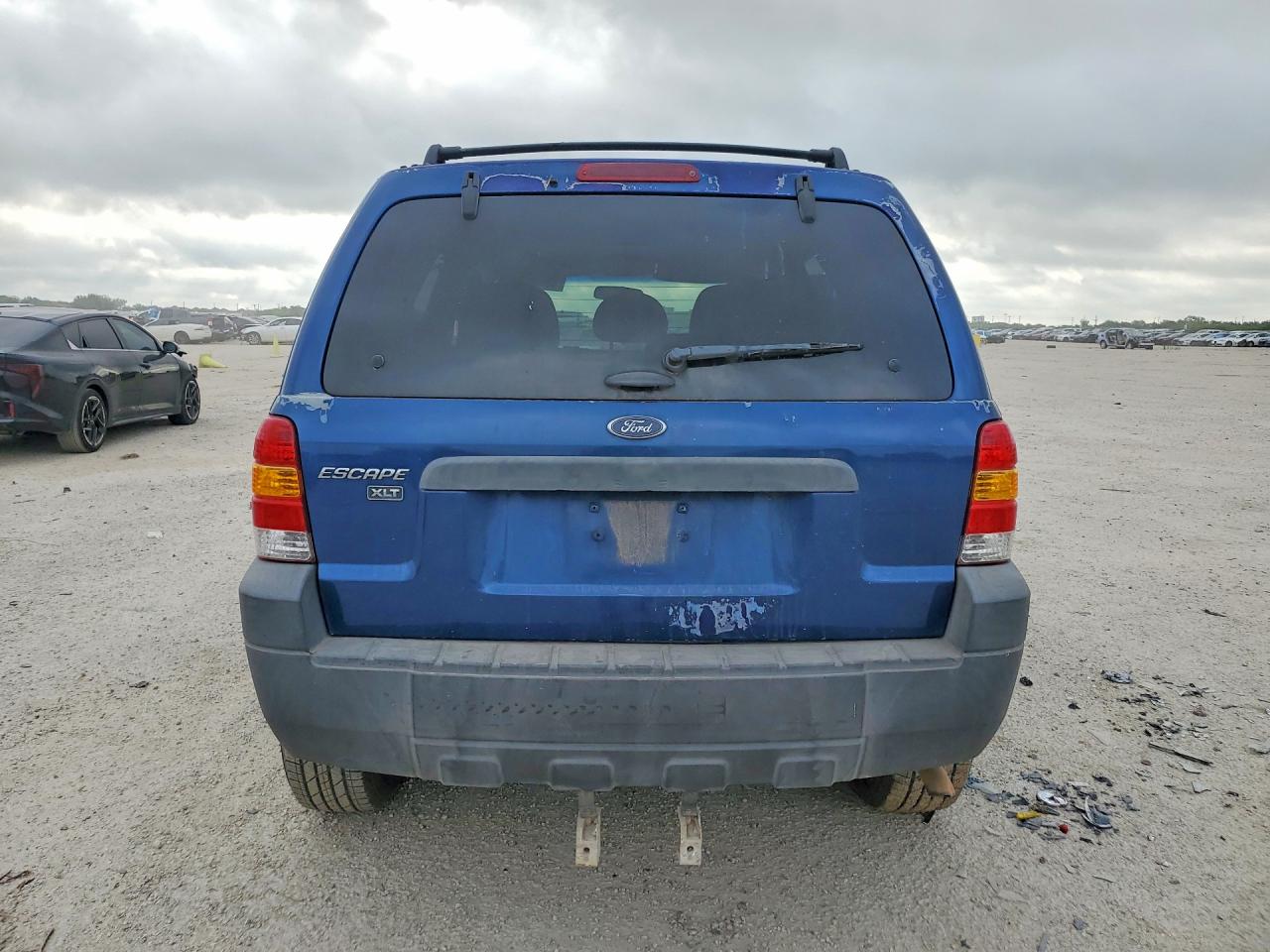 2007 Ford Escape Xlt Blue vin: 1FMYU03Z87KB36209