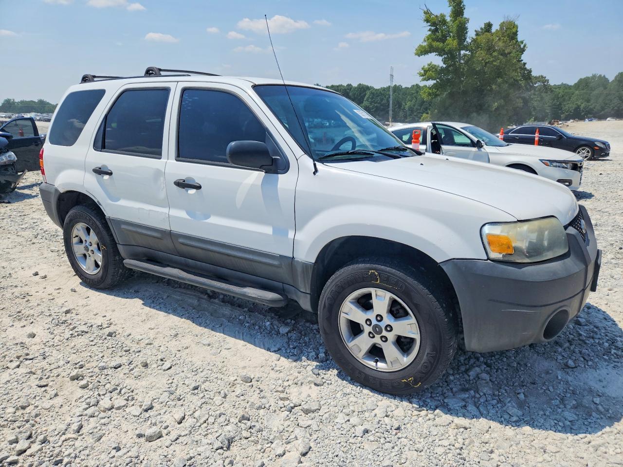 2005 Ford Escape Xlt Белый vin: 1FMYU03ZX5KB87143