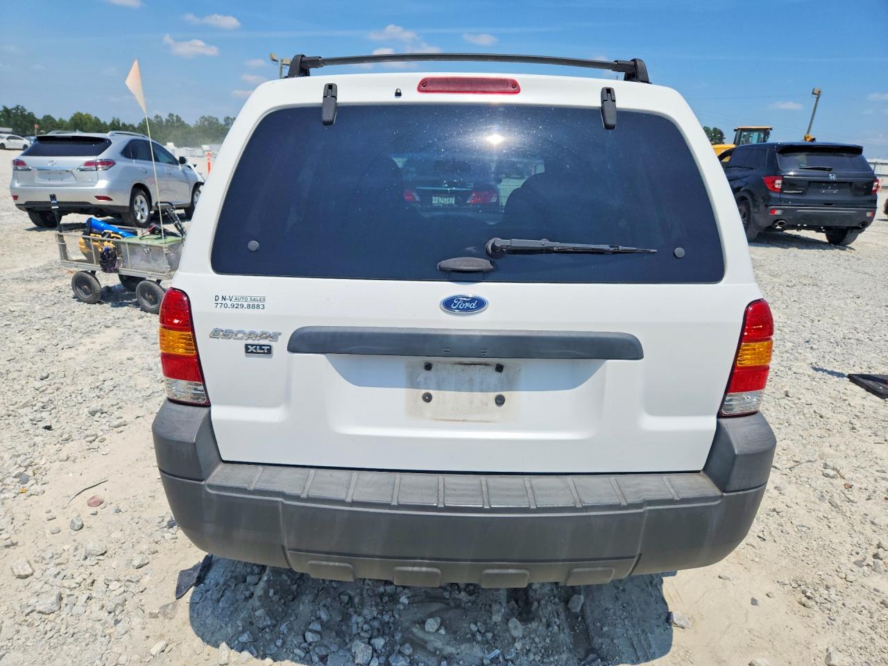 2005 Ford Escape Xlt Белый vin: 1FMYU03ZX5KB87143