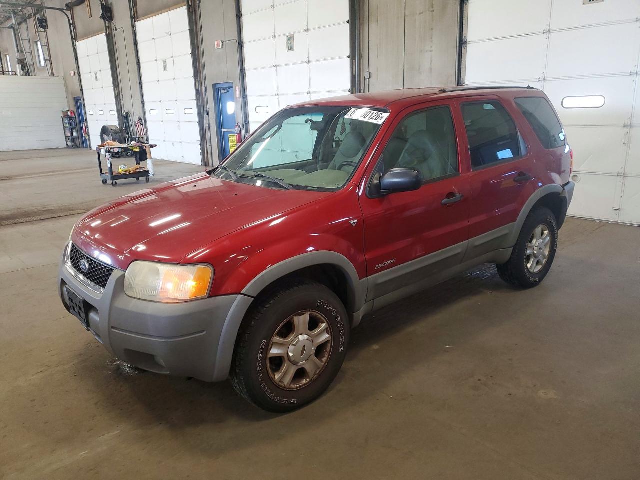 2001 Ford Escape Xlt Red vin: 1FMYU04101KB20960