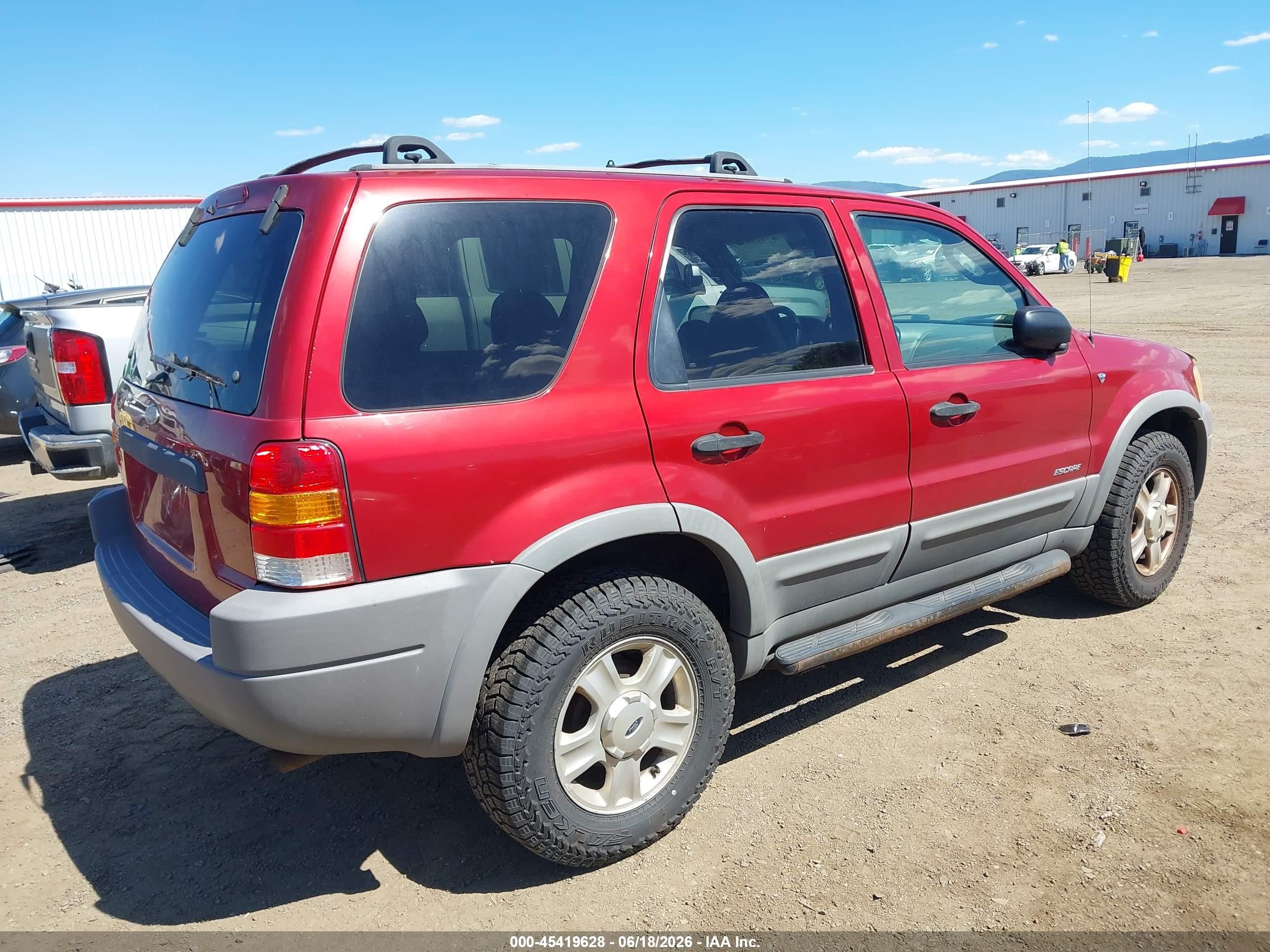 2001 Ford Escape Xlt Red vin: 1FMYU04101KC35784