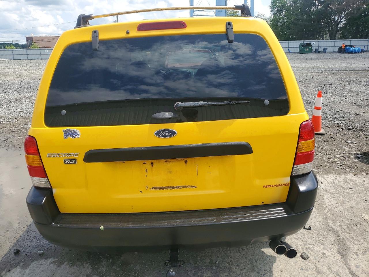 2001 Ford Escape Xlt Yellow vin: 1FMYU04111KB28887
