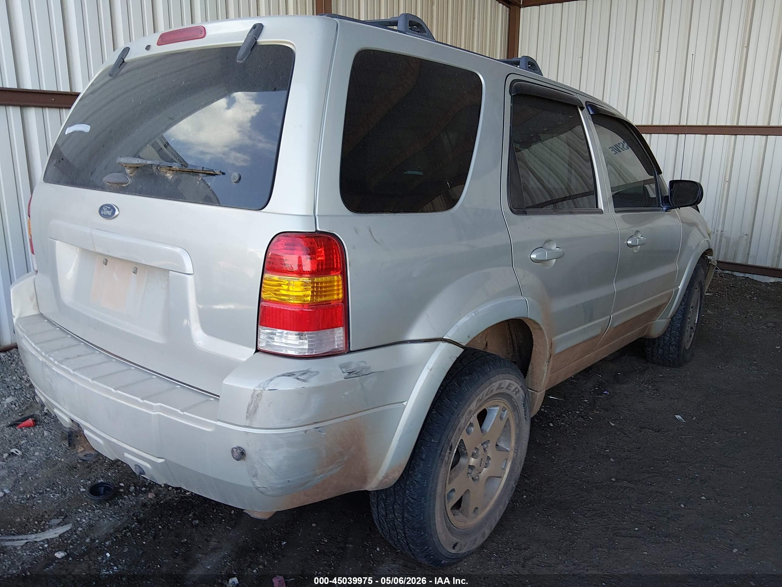 2005 Ford Escape Limited Серебряный vin: 1FMYU04115KA48494