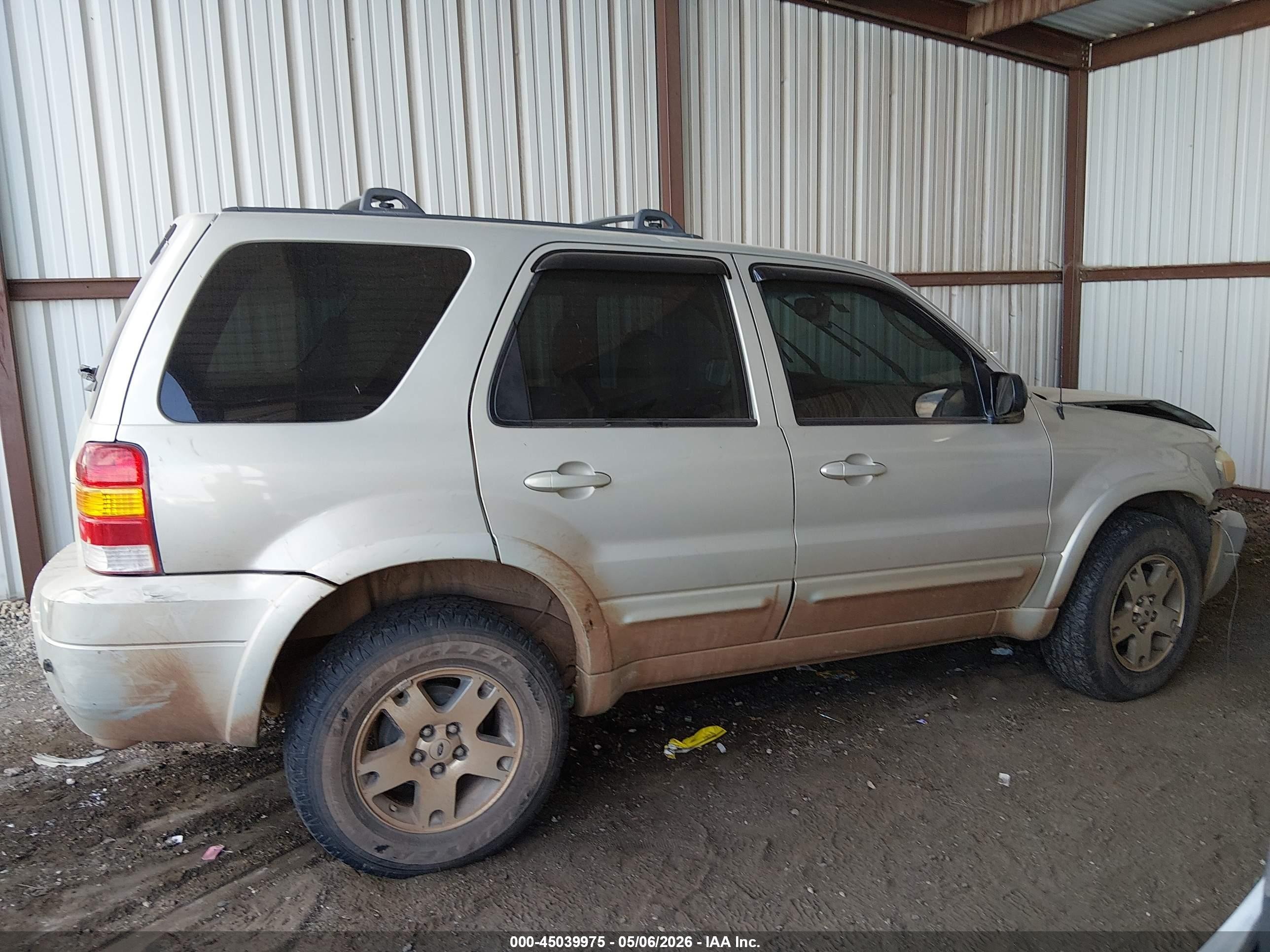 2005 Ford Escape Limited Серебряный vin: 1FMYU04115KA48494