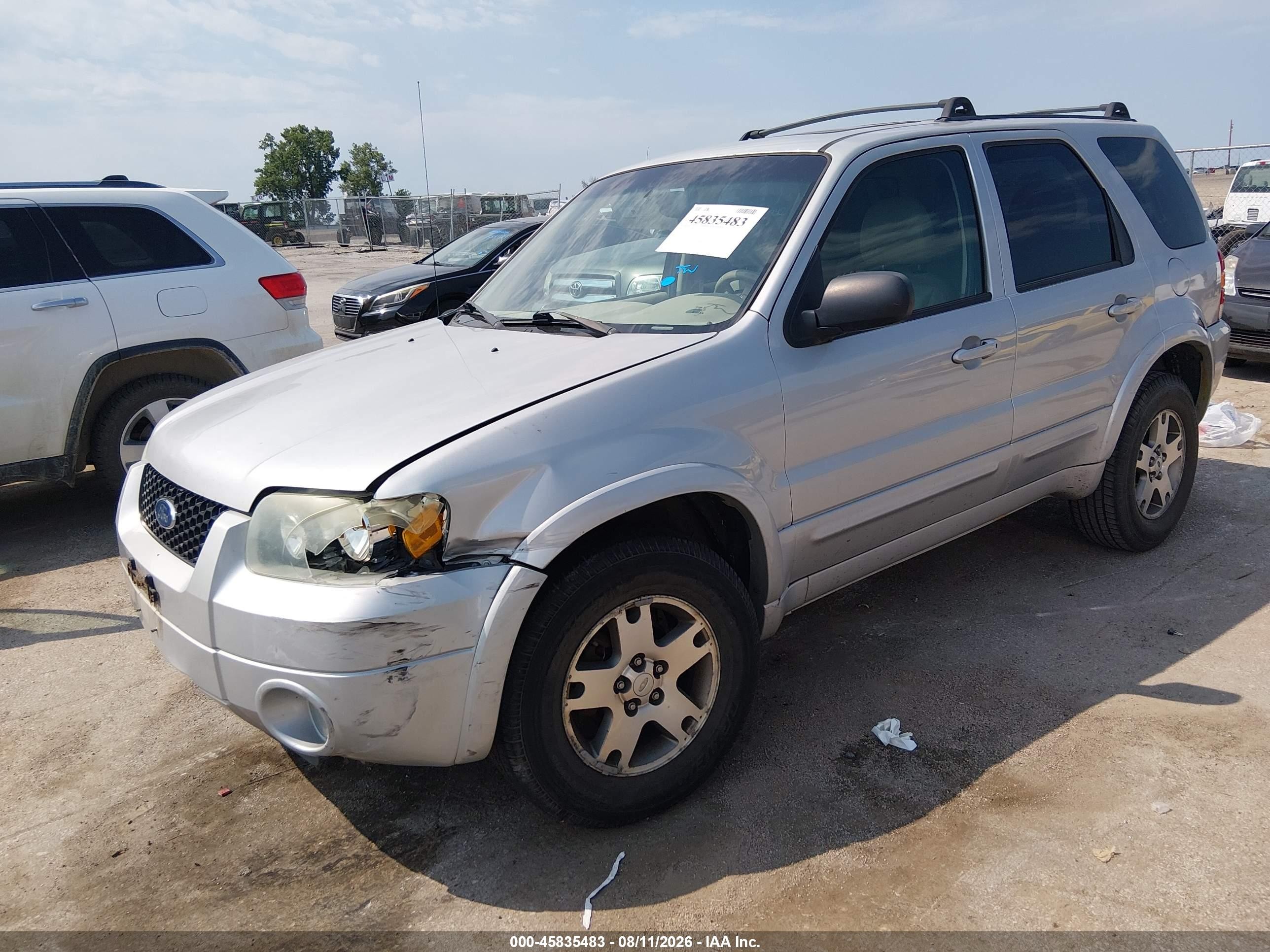 2005 Ford Escape Limited Gray vin: 1FMYU04115KB16910