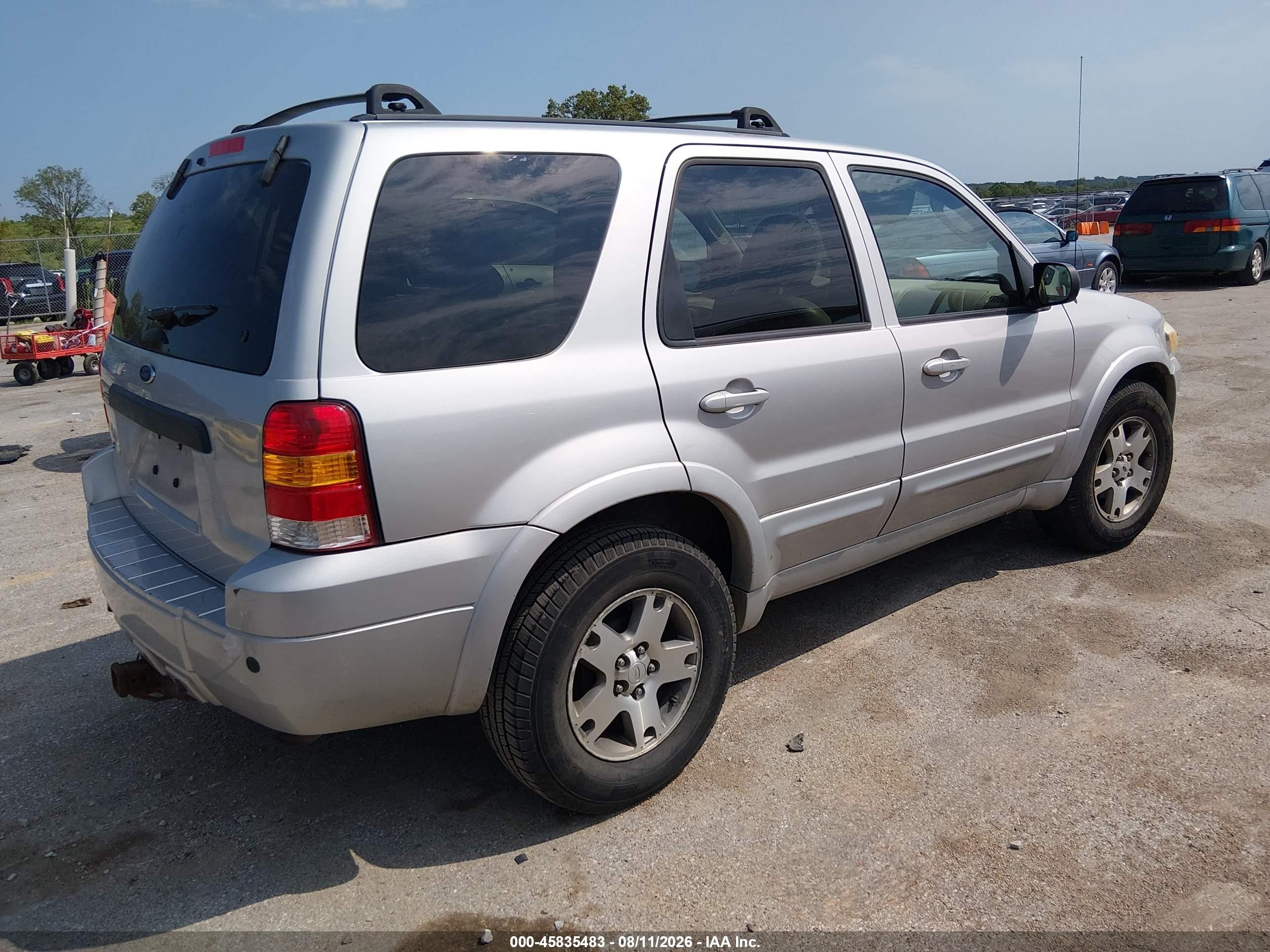 2005 Ford Escape Limited Gray vin: 1FMYU04115KB16910