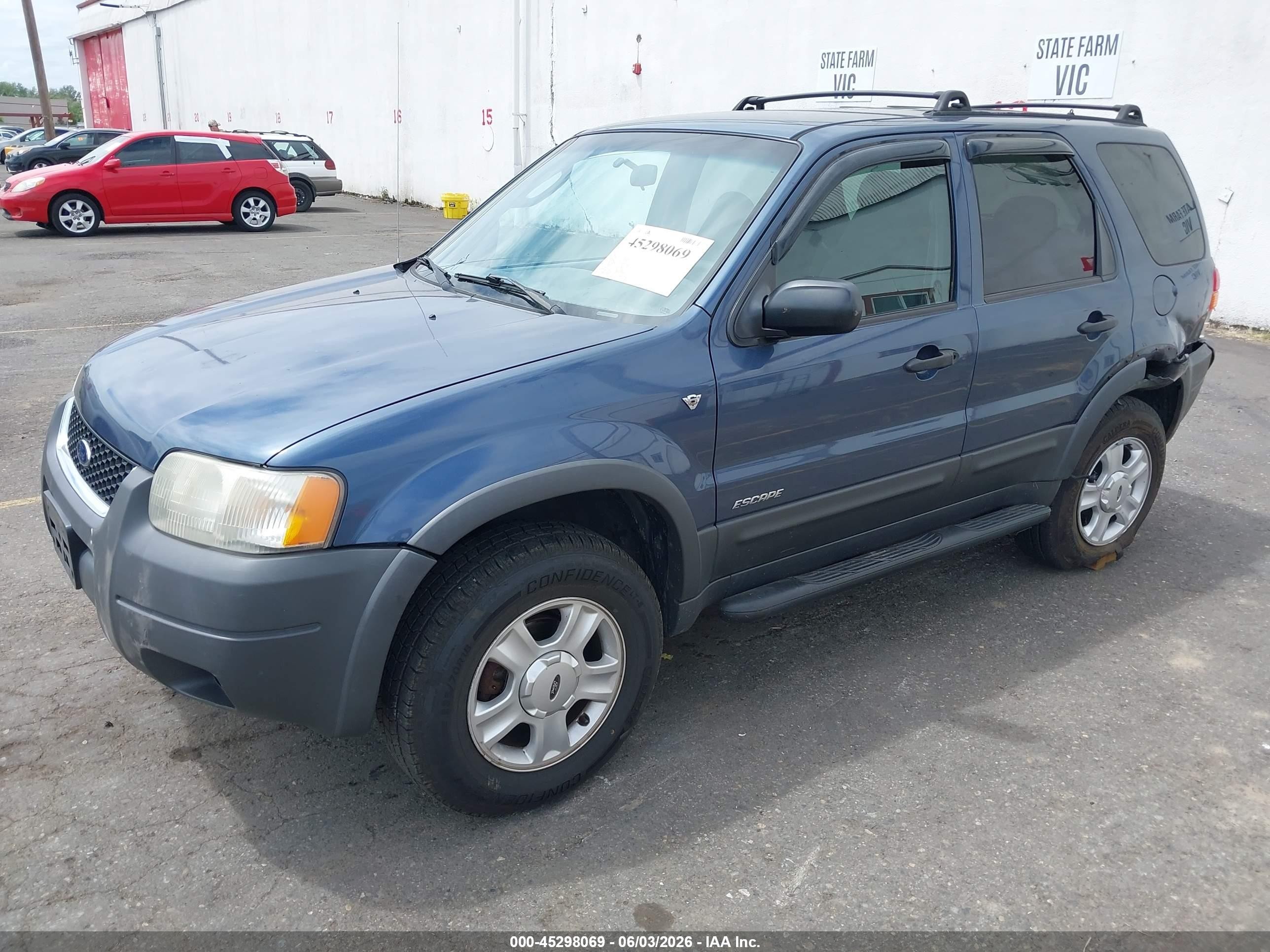 2001 Ford Escape Xlt Dark Blue vin: 1FMYU04141KD93657