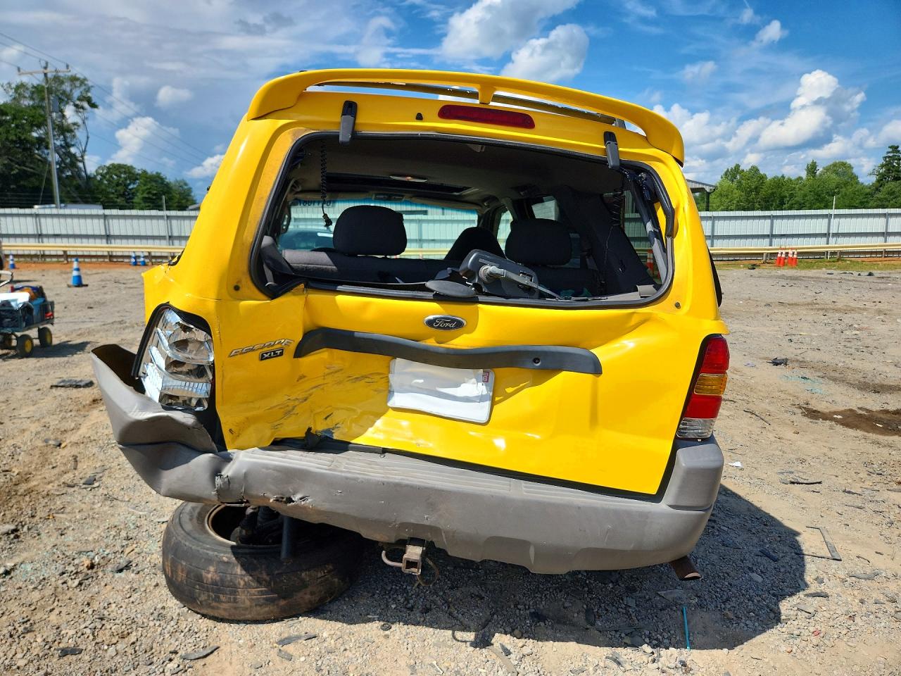 2001 Ford Escape Xlt Yellow vin: 1FMYU04161KF54042