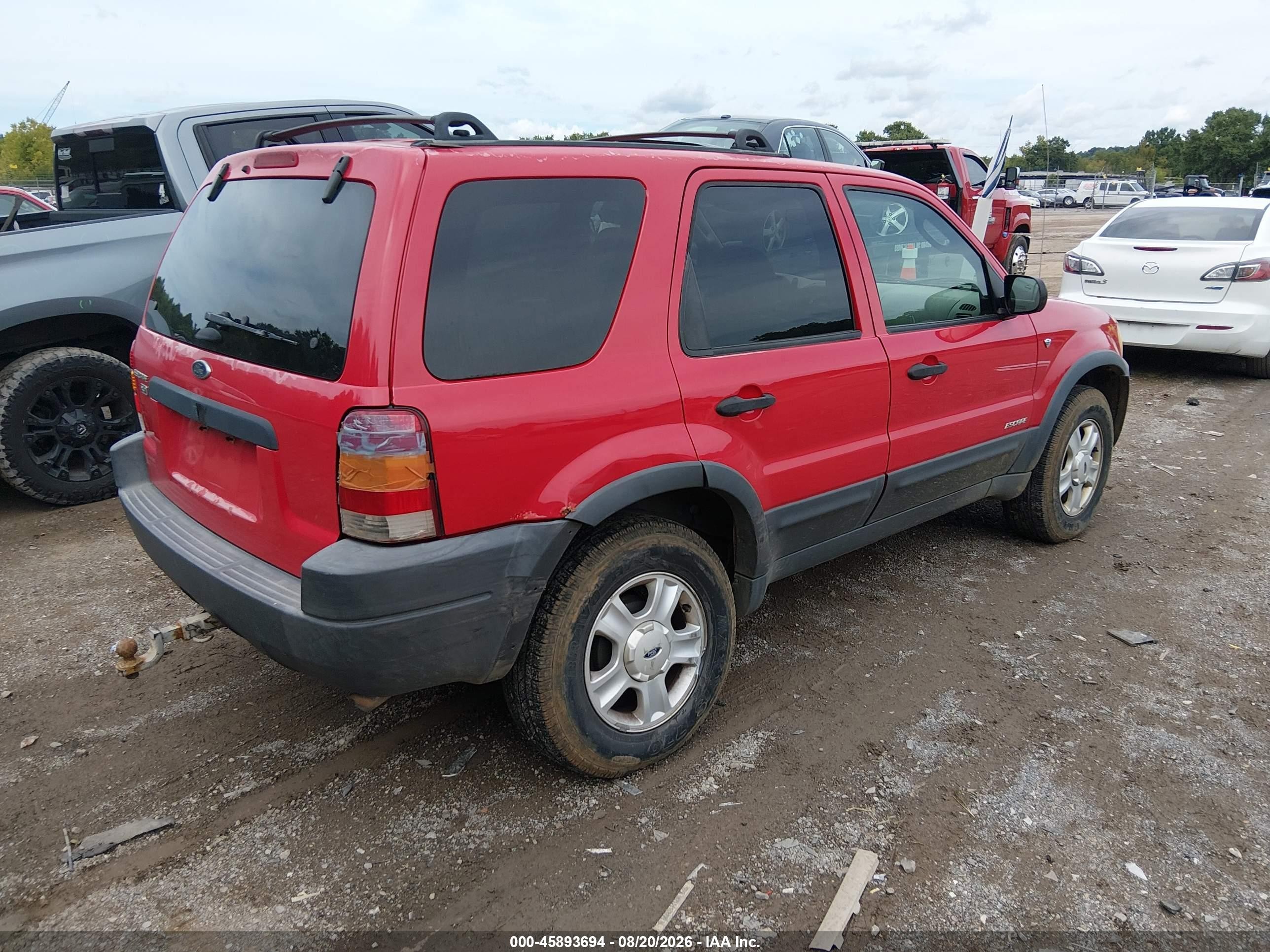 2002 Ford Escape Xlt Red vin: 1FMYU04162KD54652